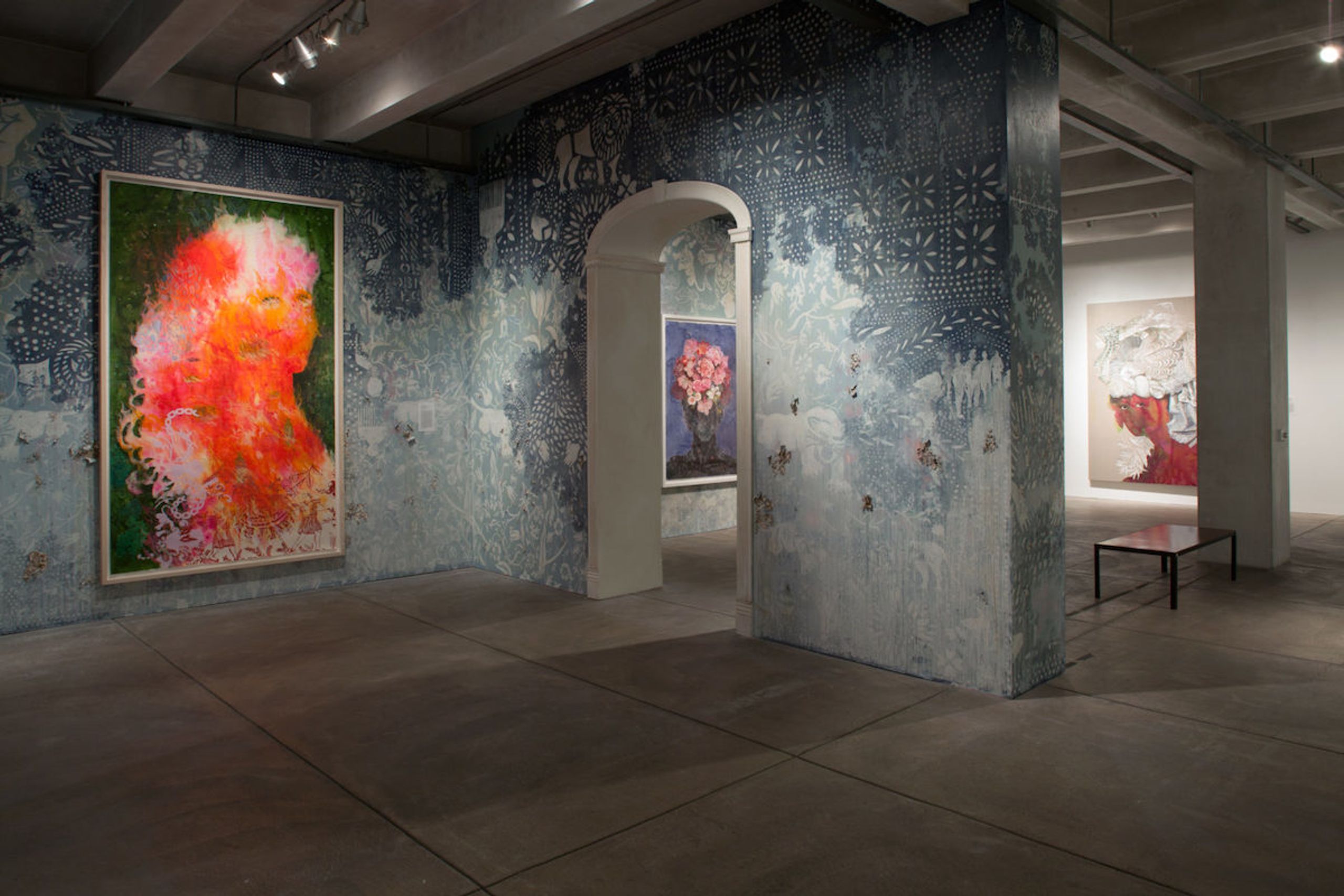 Firelei Báez, Bloodlines, installation at the Warhol Museum. Courtesy of the artist.