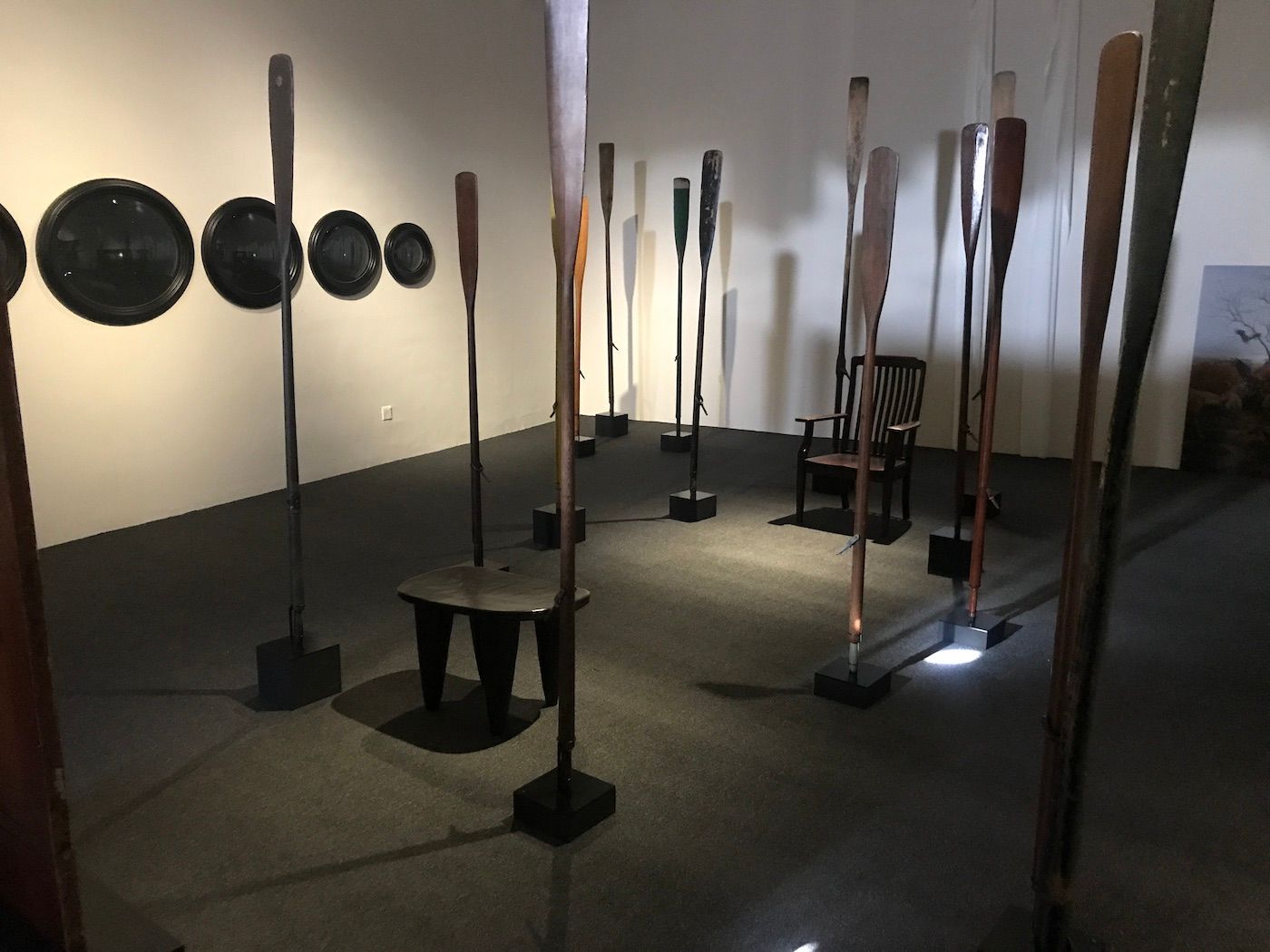 Carrie Mae Weems, The Inbetween, 2022-2023. Installation view at Sharjah Biennial 15. Photo: C&.