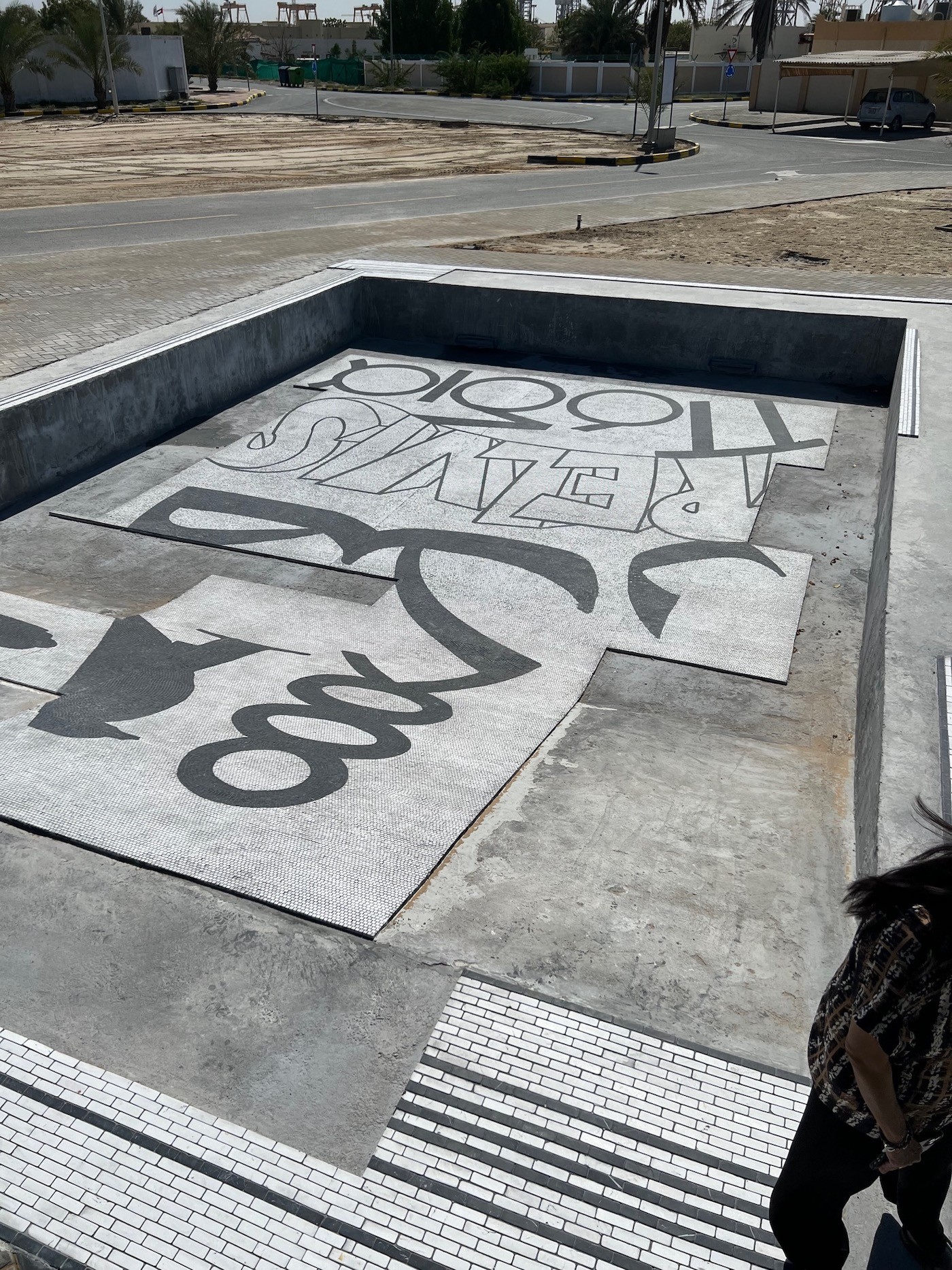 Kerry James Marshall, Untitled: Excavation, 2022. Installation view at Sharjah Biennial 15. Photo: C&.