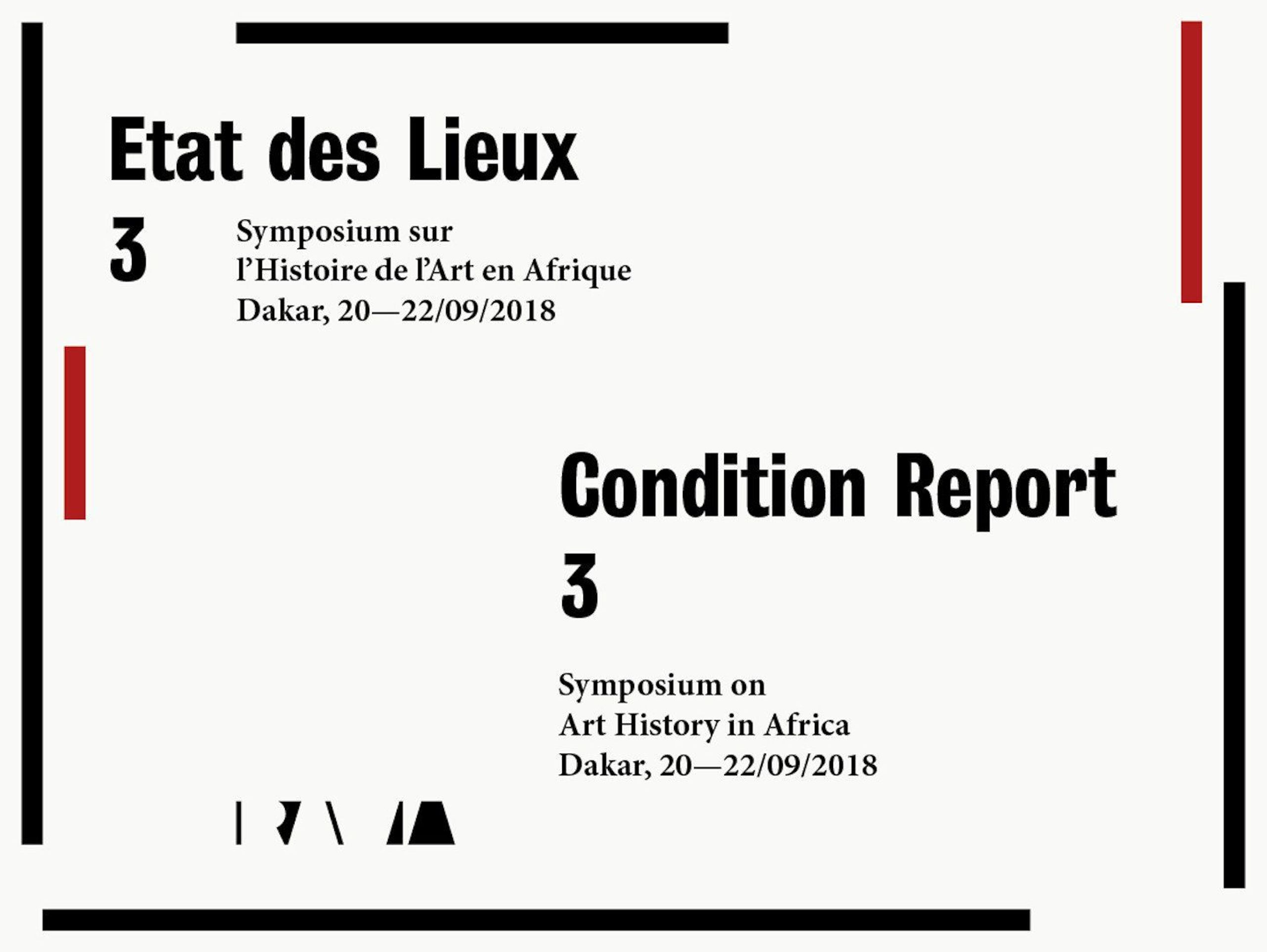 Condition Report 3 on Art History in Africa
