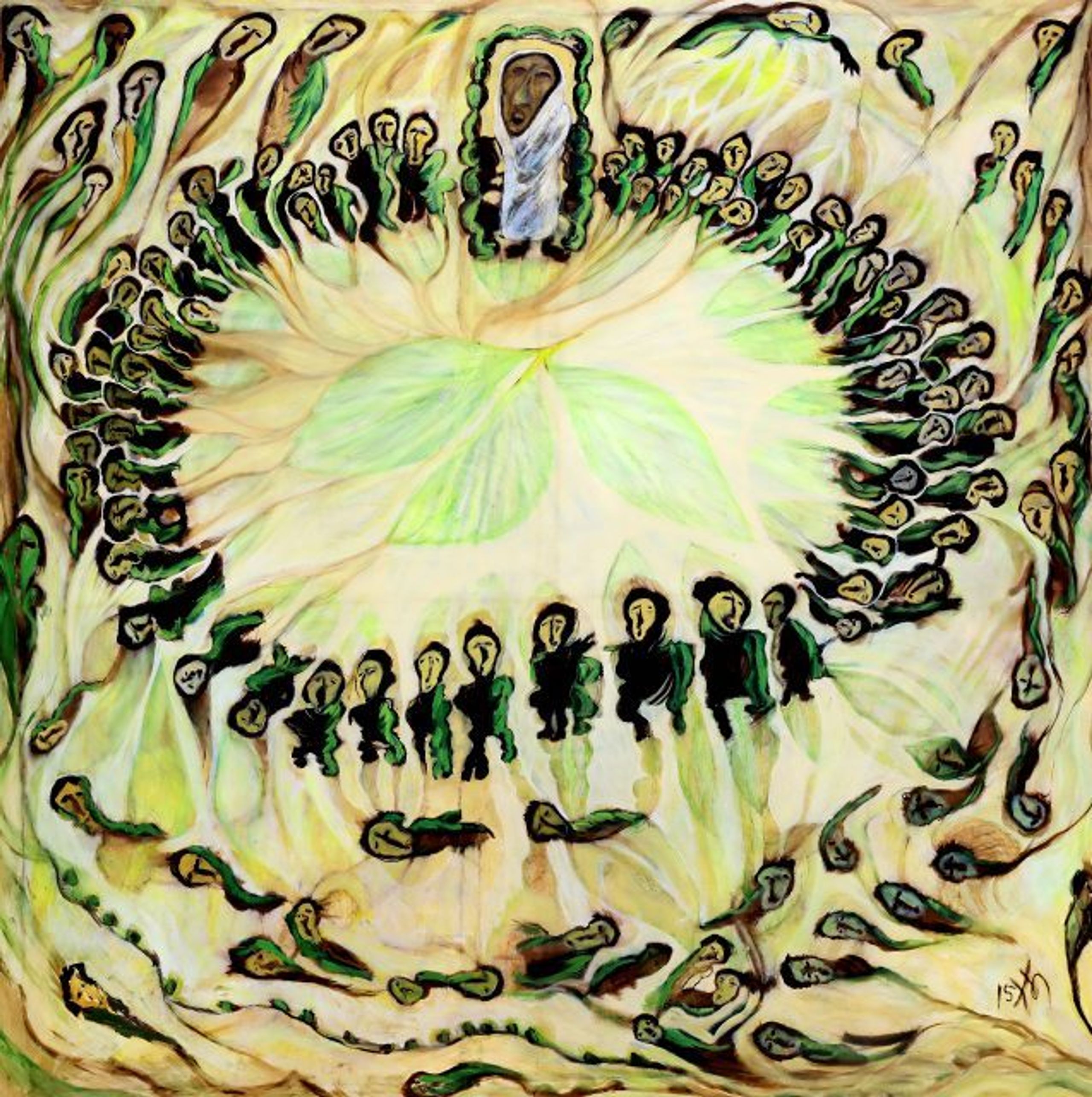 Kamala Ibrahim Ishag, Procession (Zaar), 2015. Courtesy the artist. Photo: Mohamed Noureldin Abdallah Ahmed. © Kamala Ibrahim Ishag.