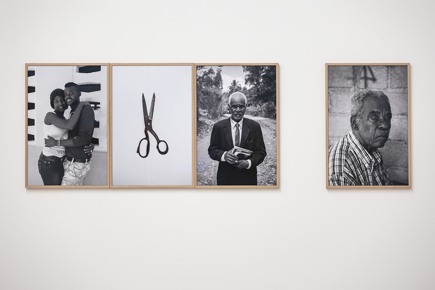 Installation photo from the exhibition KAZAL – Narrating Haitian Memories (2022) at Framer Framed, Amsterdam. © Maarten Nauw / Framer Framed