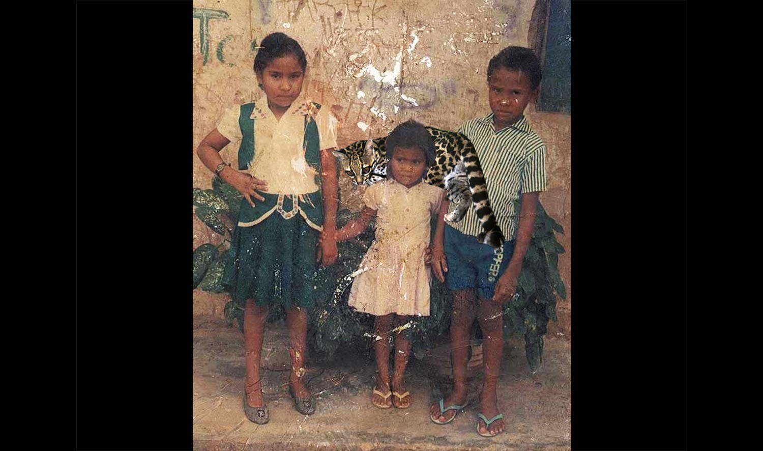 Hunting retreat. Digital collage in only record of childhood (2019)