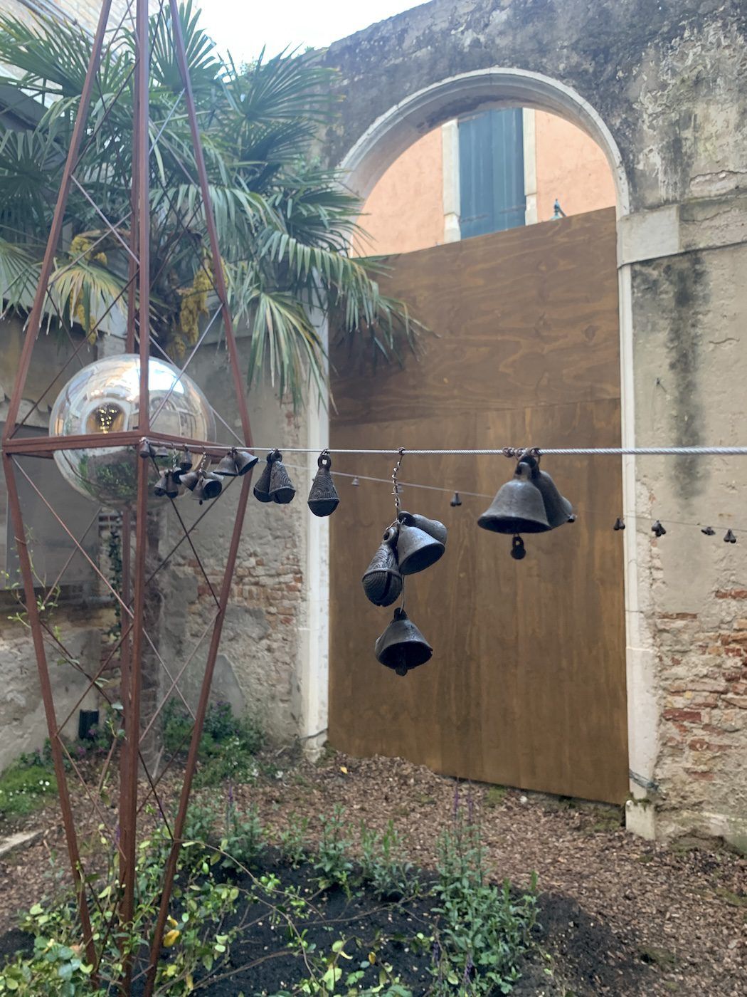 Precious Okoyomon. Installation View of National Pavilion of Nigeria, 60th Venice Biennale. Photo: C&