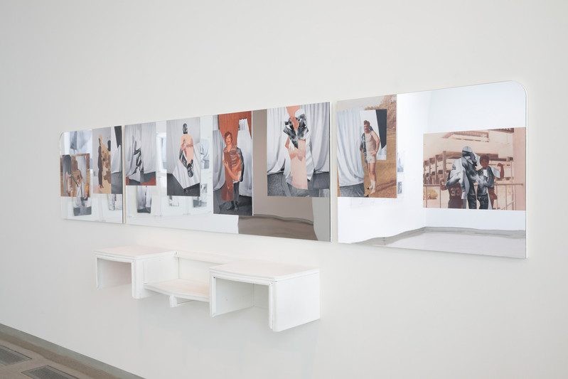 Ibrahim Ahmed, Exhibition view, Institute for Contemporary Art at VCU. Photo by David Hale.