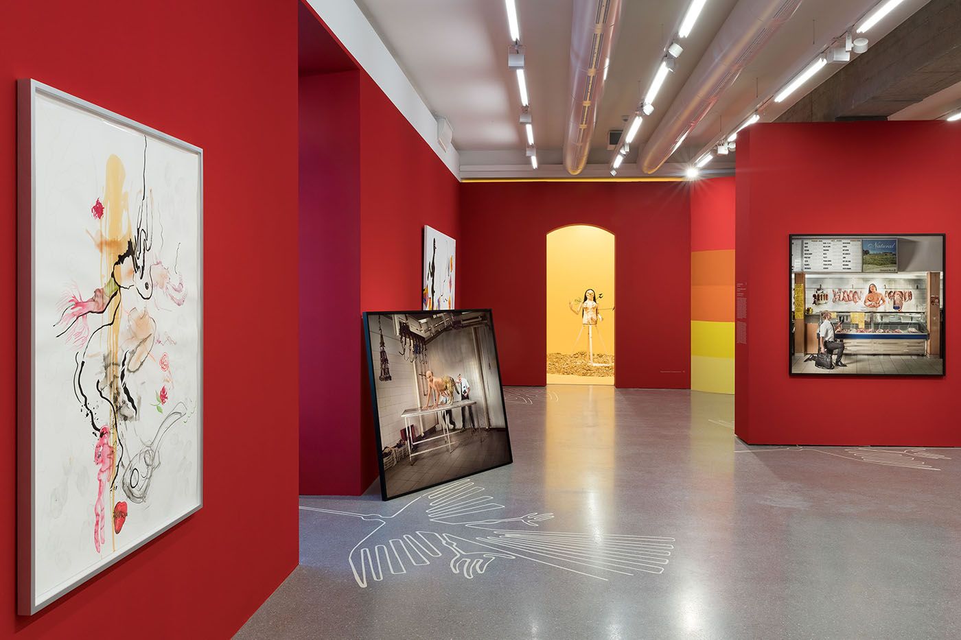 Installation view “La Chola Poblete: Guaymallén”, PalaisPopulaire 2023. © La Chola Poblete Photo: Mathias Schormann