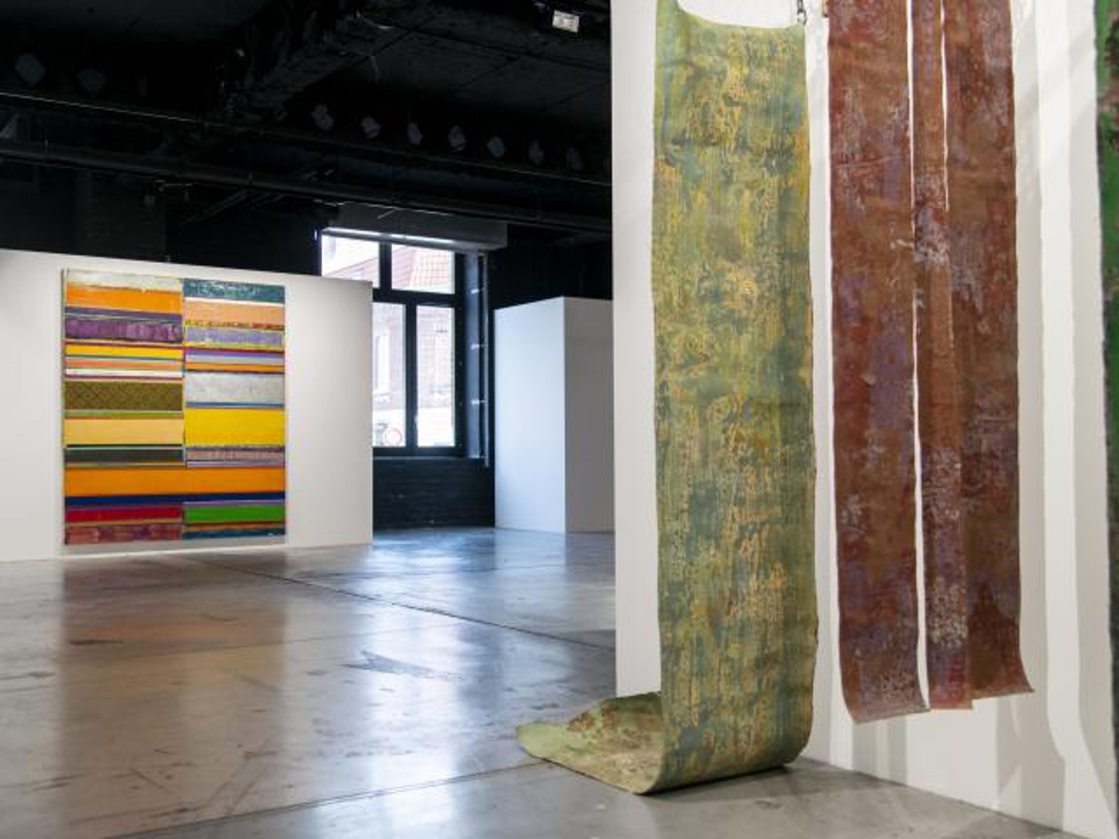 Installation View of „Sensitive Materials“ at La Condition Publique in Roubaix curated by the artist collective EXIT FRAME.