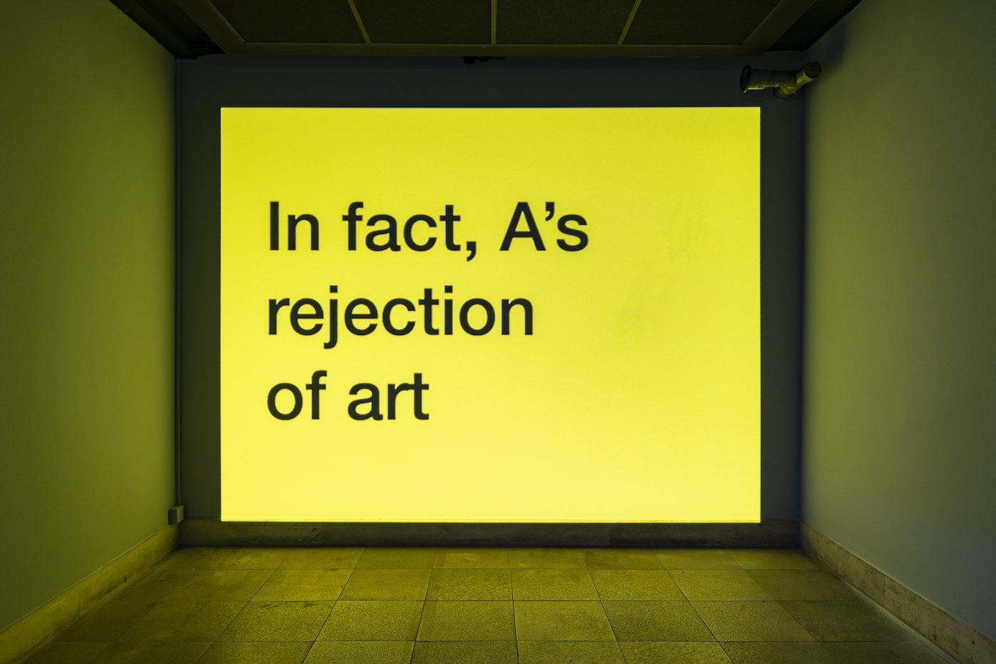 Tony Cokes. Fragments, or just Moments
Installationsansicht / Installation view
Haus der Kunst, 2022
Photo: Maximilian Geuter