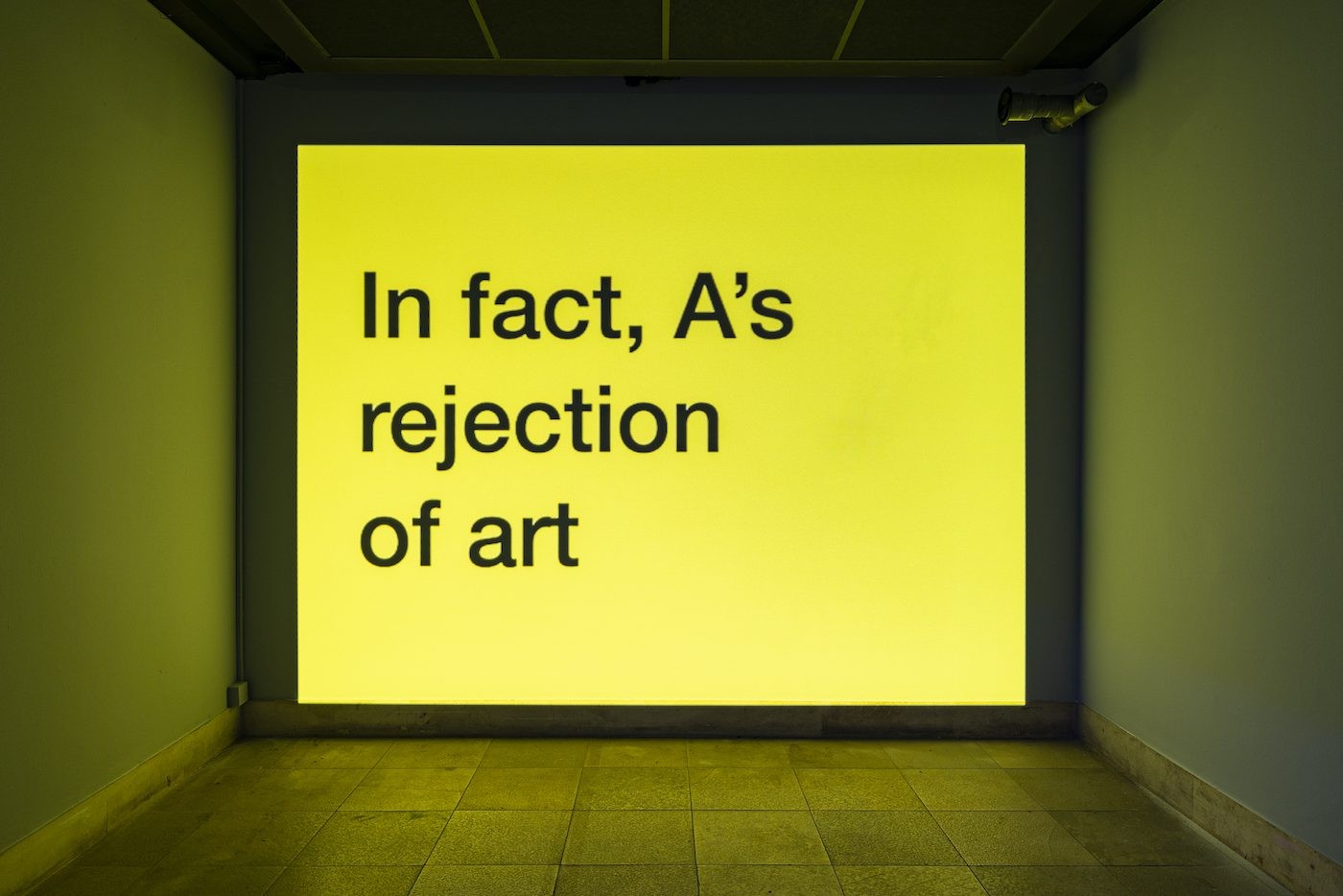 Tony Cokes. Fragments, or just Moments
Installationsansicht / Installation view
Haus der Kunst, 2022
Photo: Maximilian Geuter