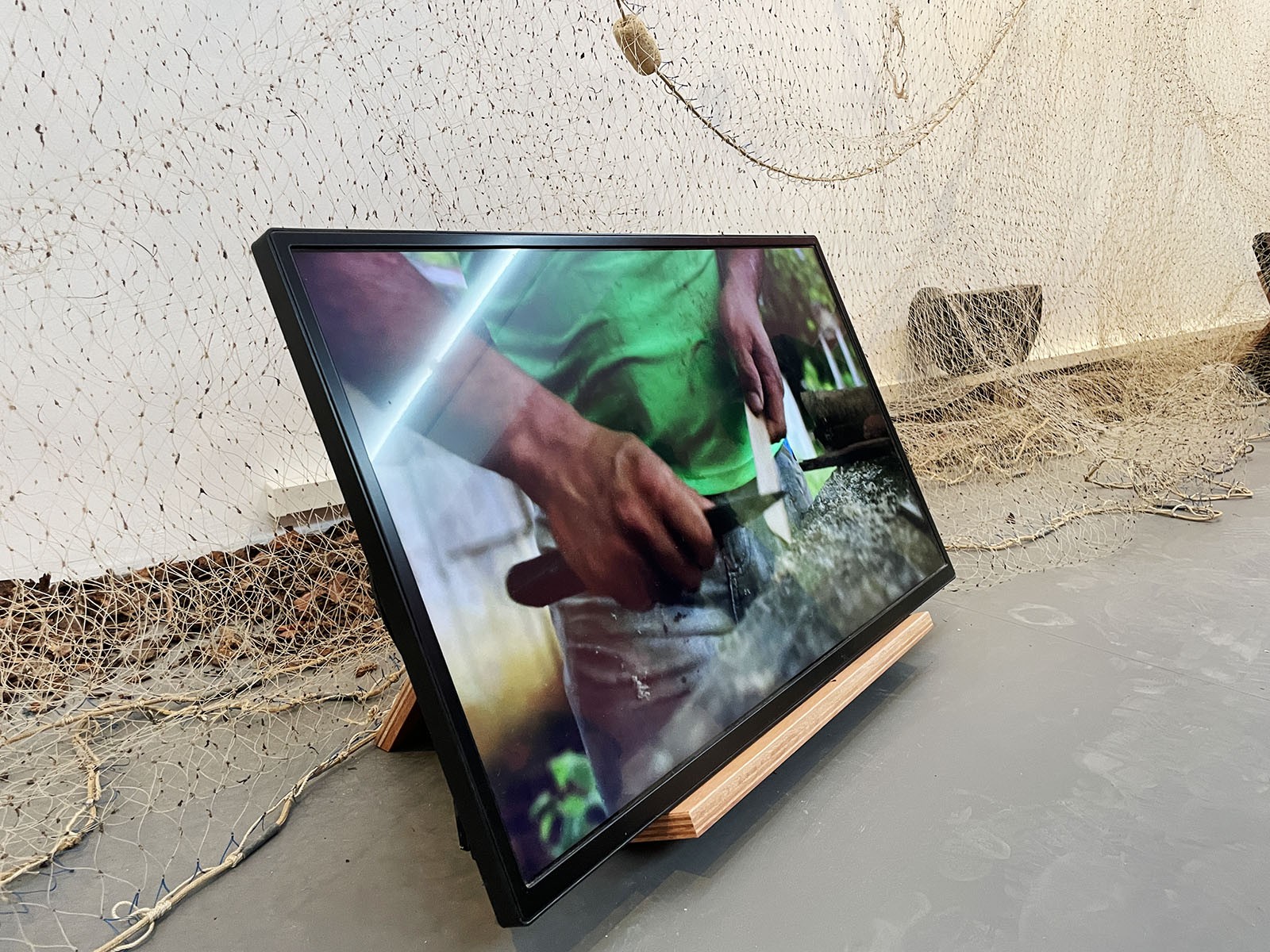 Glicéria Tupinambá, Hãhãwpuá Pavilion (Brazil) at the 60th Venice Biennale Foreigners Everywhere. Photo: C&AL