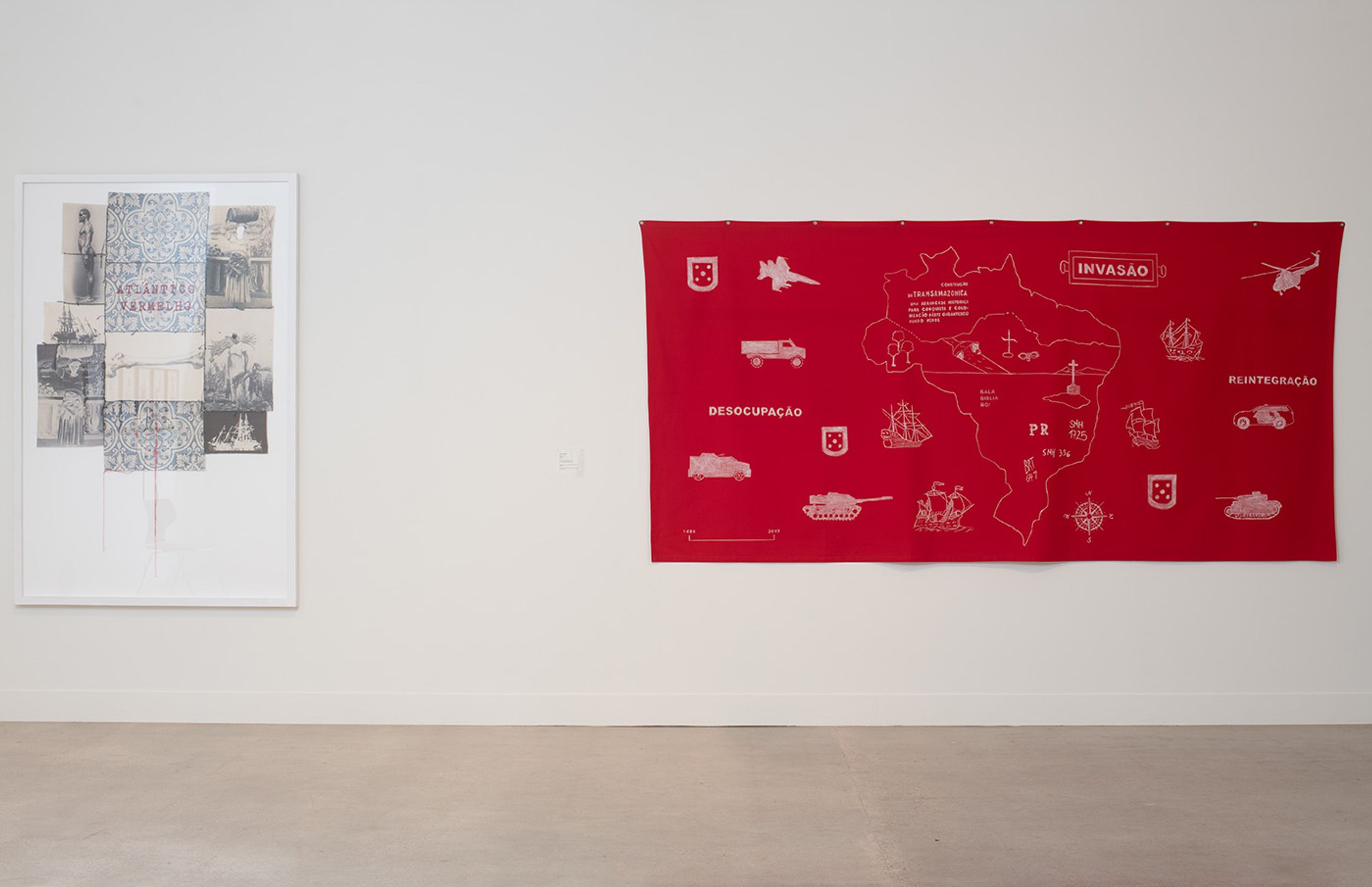 Social Fabric: Art and Activism in Contemporary Brazil, installation view, Visual Arts Center, The University of Texas at Austin, September 23, 2022 – March 10, 2023. Photo: Sandy Carson
