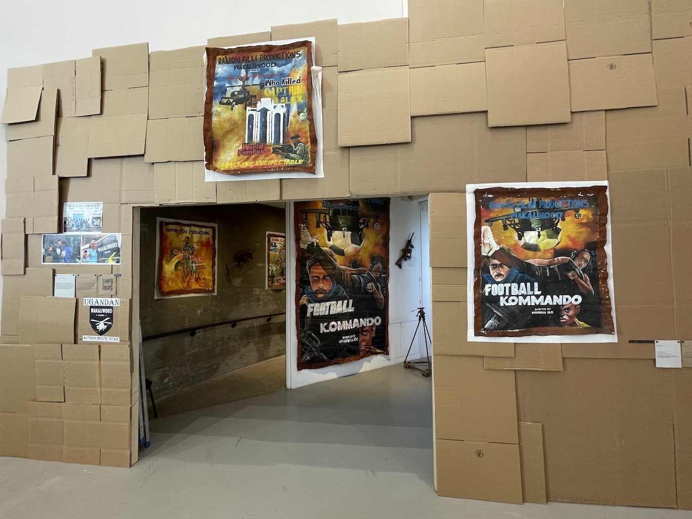 Wakaliga Uganda, Football Kommando, 2022. Installation view at documenta fifteen, Kassel. Photo: C&