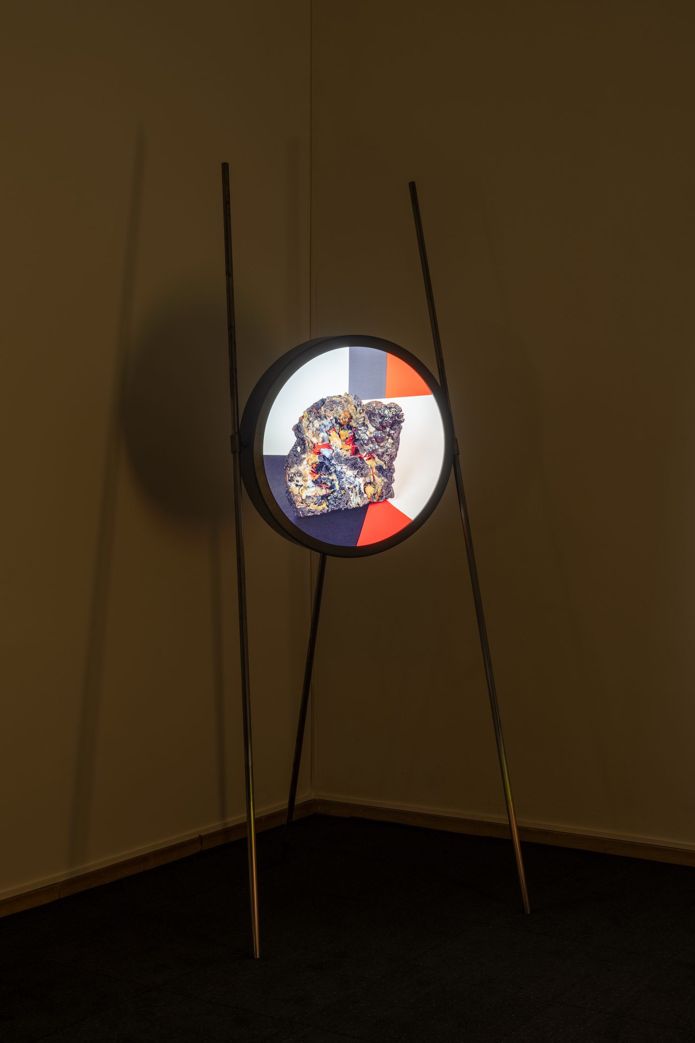 Michelle Eistrup, Mineral Emmisaries, 2021. Installation view, Seeds and Souls, Kunsthal Charlottenborg, 2023. Photo by David Stjernholm.