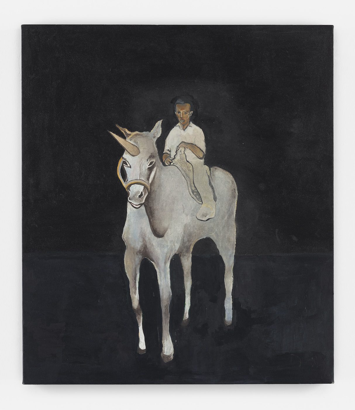 Noah Davis, 40 Acres and a Unicorn, 2007. © The Estate of Noah Davis. Courtesy The Estate of Noah Davis and David Zwirner.