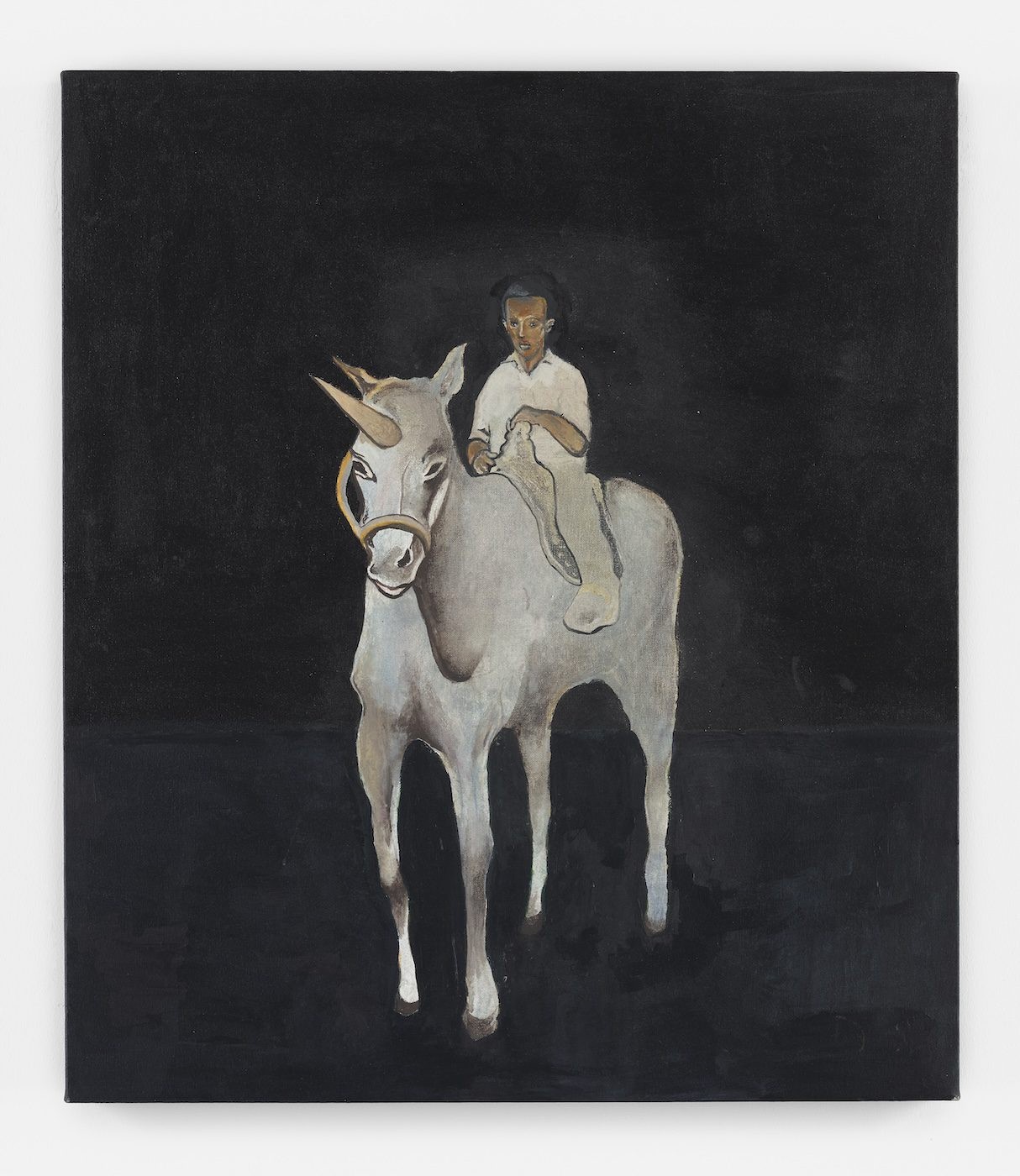 Noah Davis, 40 Acres and a Unicorn, 2007. © The Estate of Noah Davis. Courtesy The Estate of Noah Davis and David Zwirner.