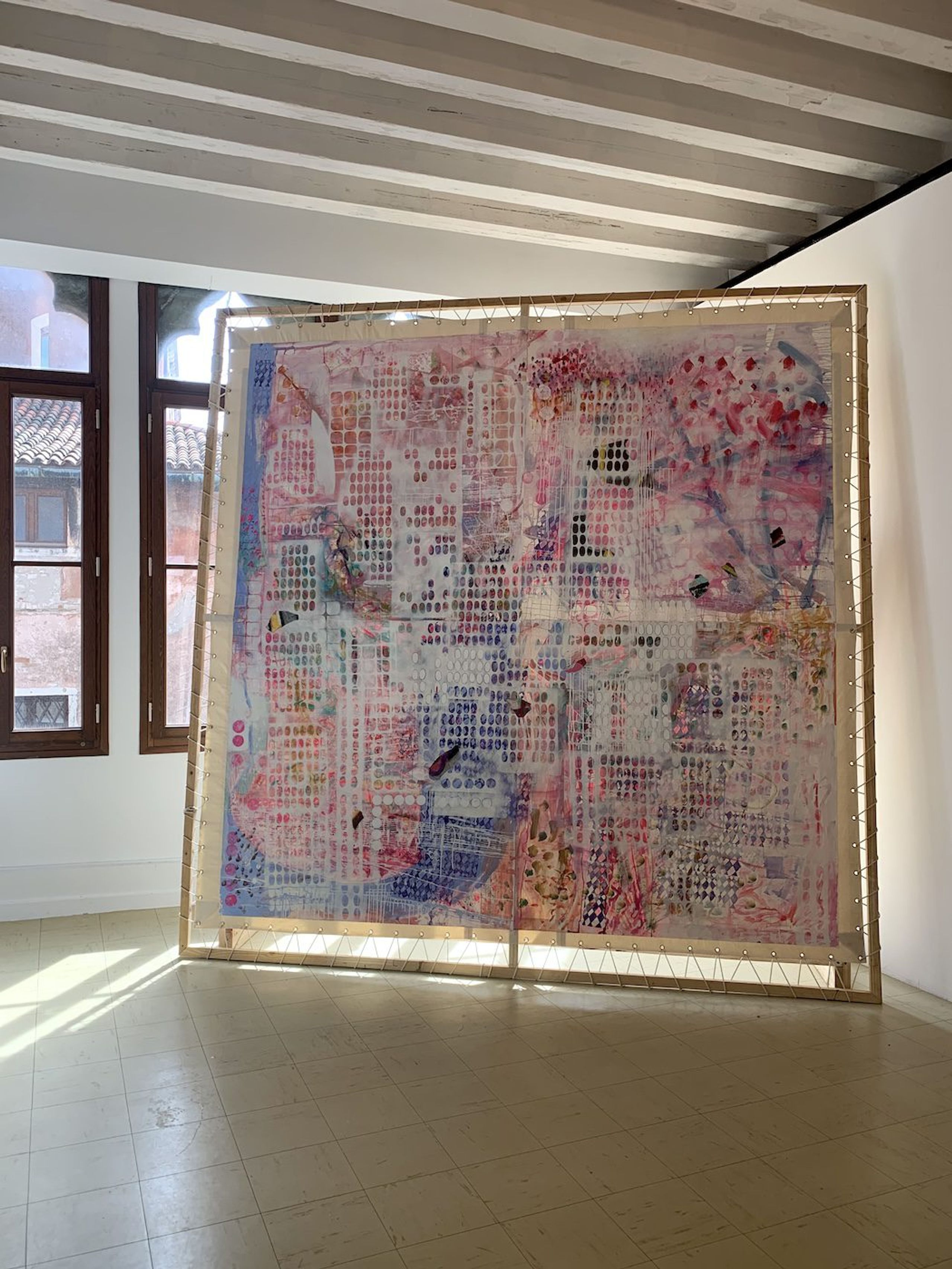 Gillian Rosselli. Installation View of National Pavilion of Zimbabwe, 60th Venice Biennale. Photo: C&