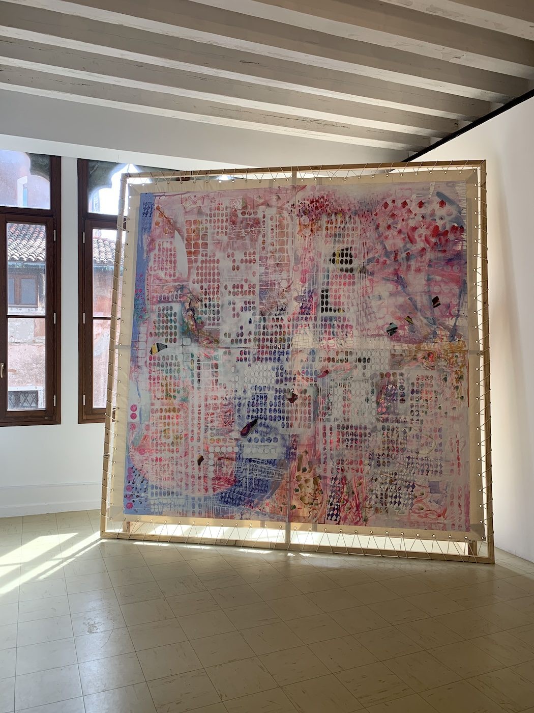 Gillian Rosselli. Installation View of National Pavilion of Zimbabwe, 60th Venice Biennale. Photo: C&