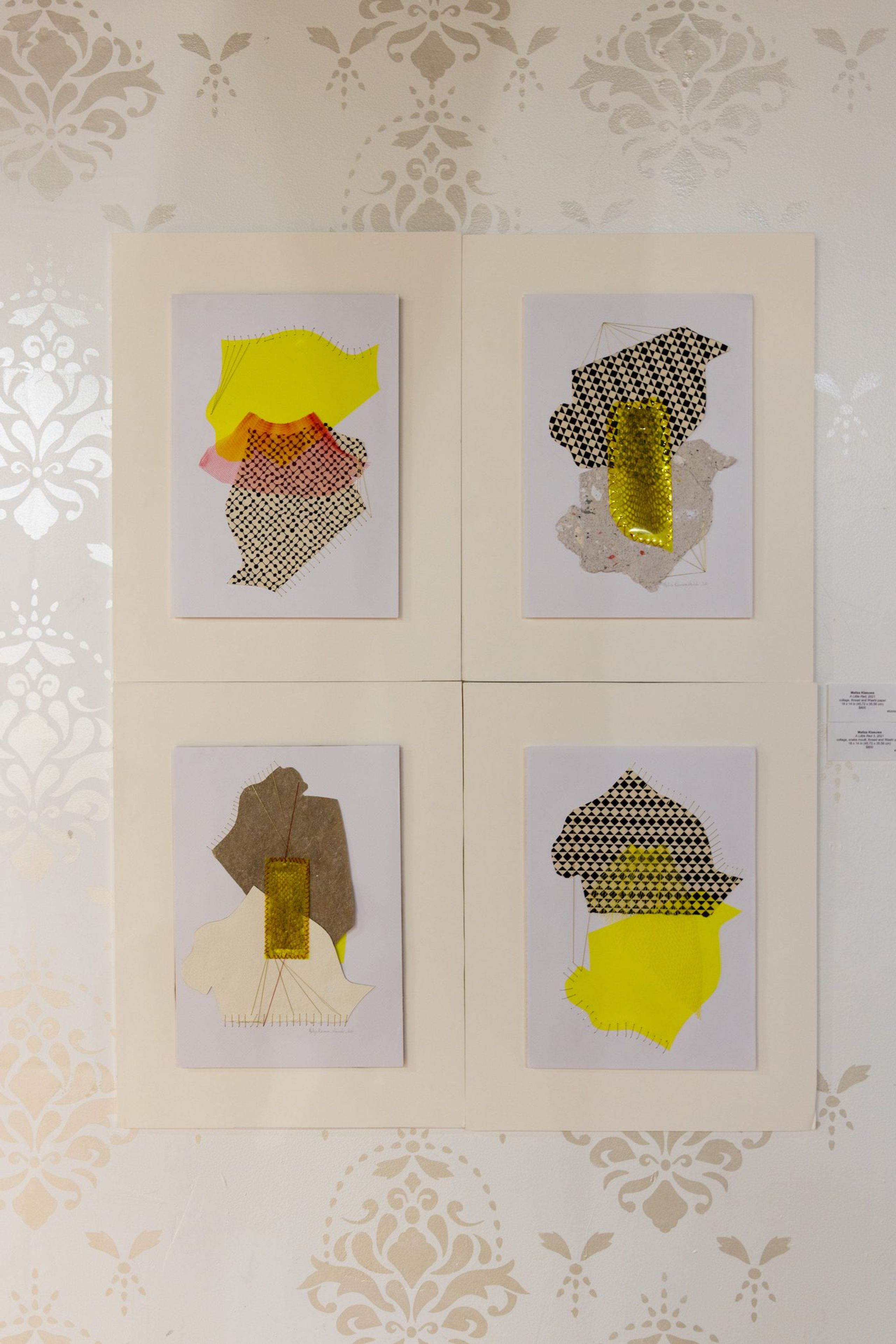 Installation View, Maliza Kiasuwa "Art as a weapon". Courtesy Morton Fine Art. Photo credit: Jarrett Hendrix.