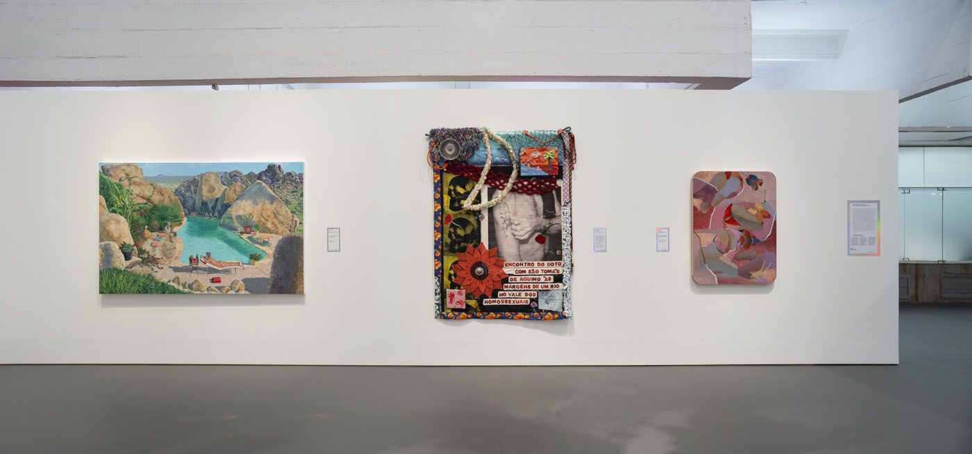 View of the exhibition “LGBTQIA+ Stories”, presented at MASP, 2024/2025. Photo: Eduardo Ortega