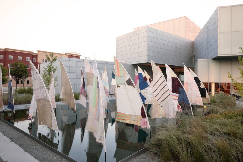 Ibrahim Ahmed, Exhibition view, Institute for Contemporary Art at VCU. Photo by David Hale.