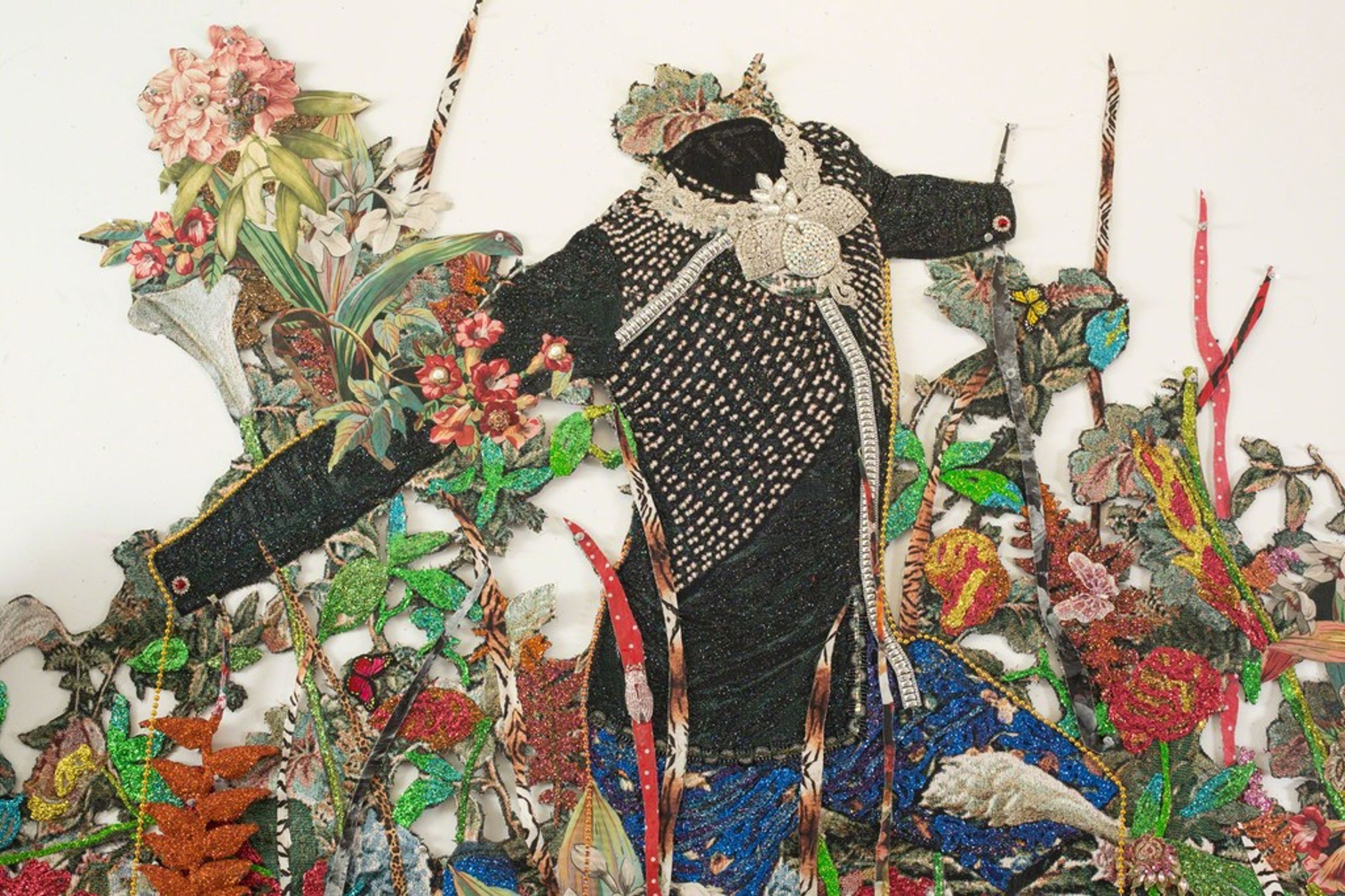 Ebony G. Patterson . . . while the dew is still on the roses . . .
