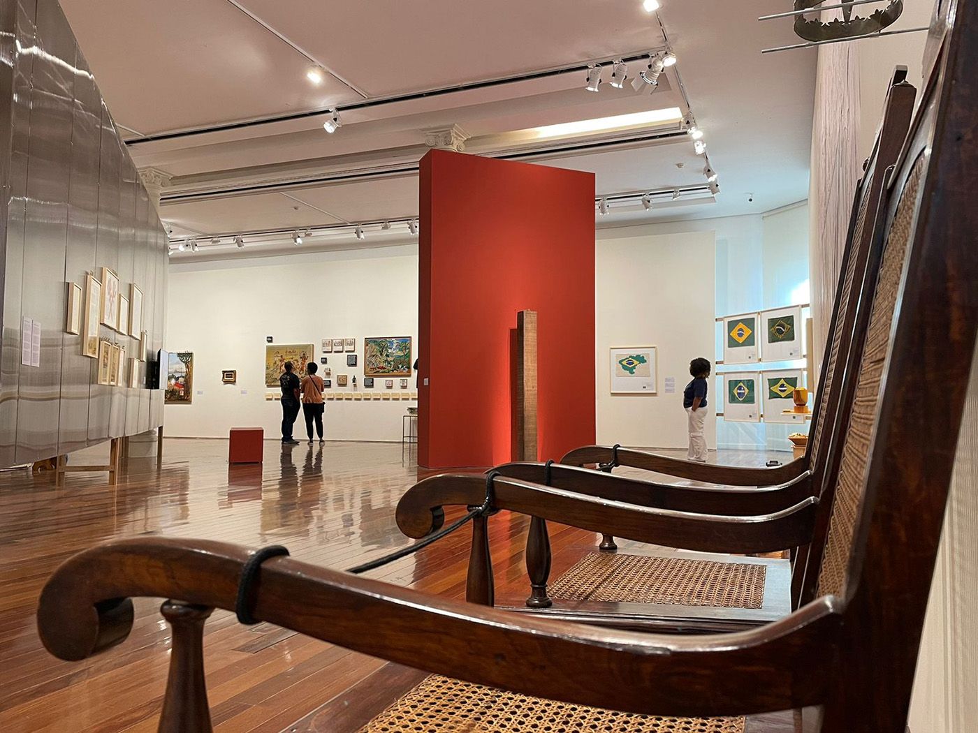 View of the exhibition "Jaime Lauriano – Here is the End of the World", at the Museu de Arte do Rio (MAR), 2023. Photo: Rodrigo Reichert/Press