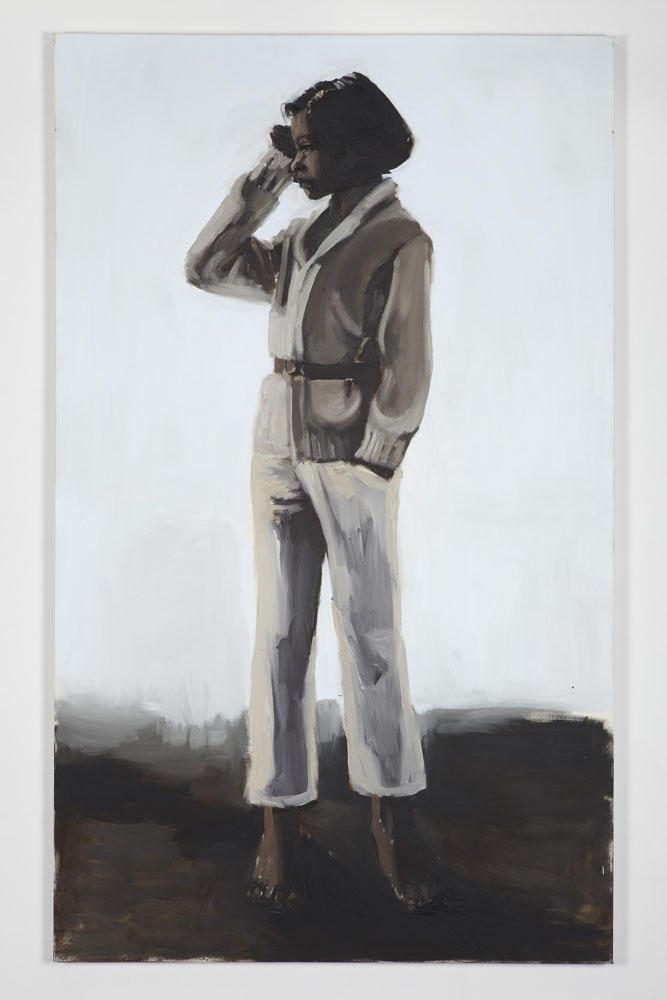 Lynette Yiadom-Boakye Watcher, 2011 Oil on Canvas Photo courtesy of the Danjuma Collection Photo courtesy of the Danjuma Collection