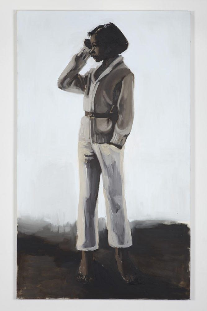 Lynette Yiadom-Boakye Watcher, 2011 Oil on Canvas Photo courtesy of the Danjuma Collection Photo courtesy of the Danjuma Collection