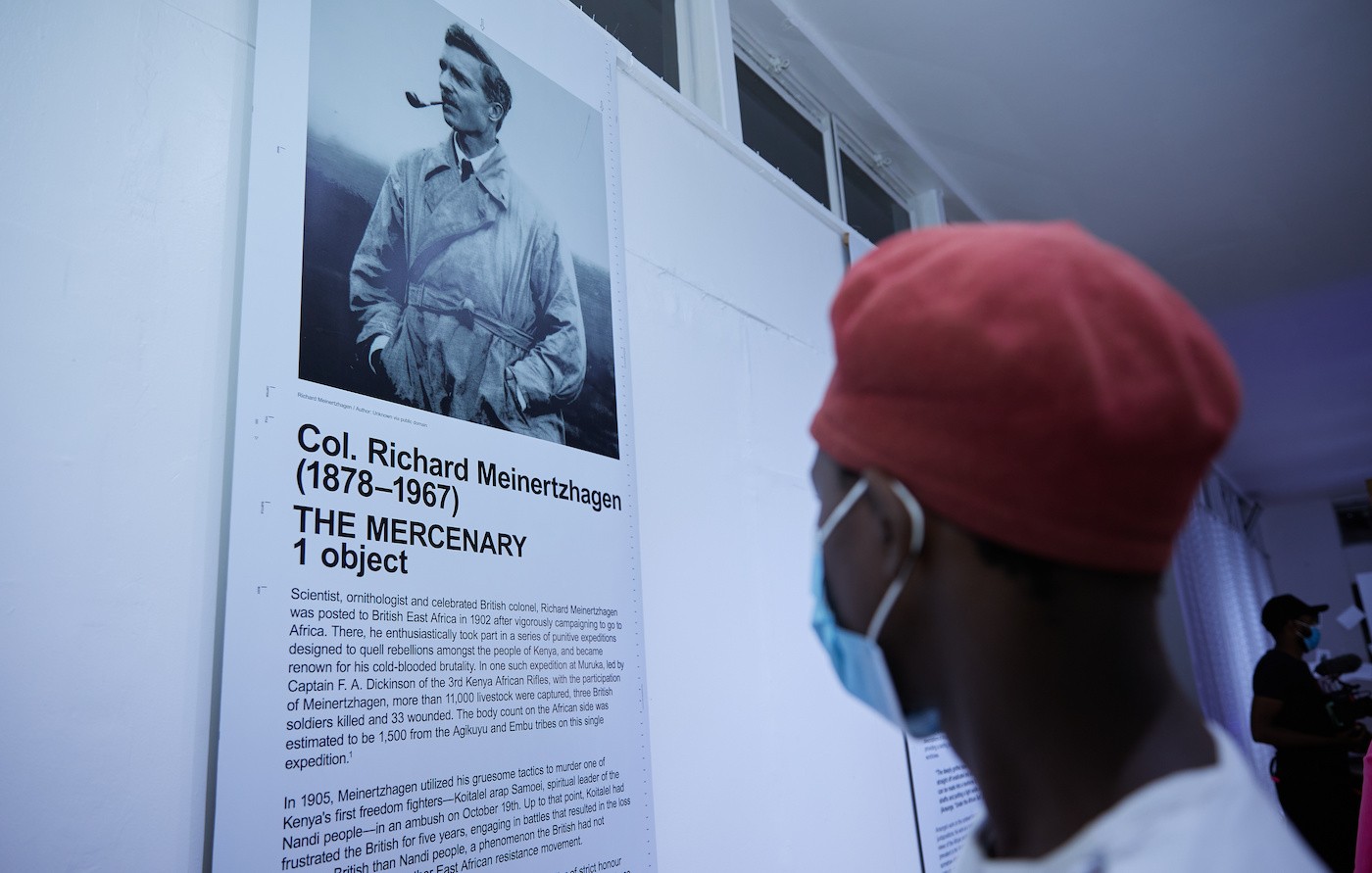 Installation View “Invisible Inventories” at National Museum of Kenya in Nairobi from 17.03. – 02.05.2021. Photo: Lamek Orina