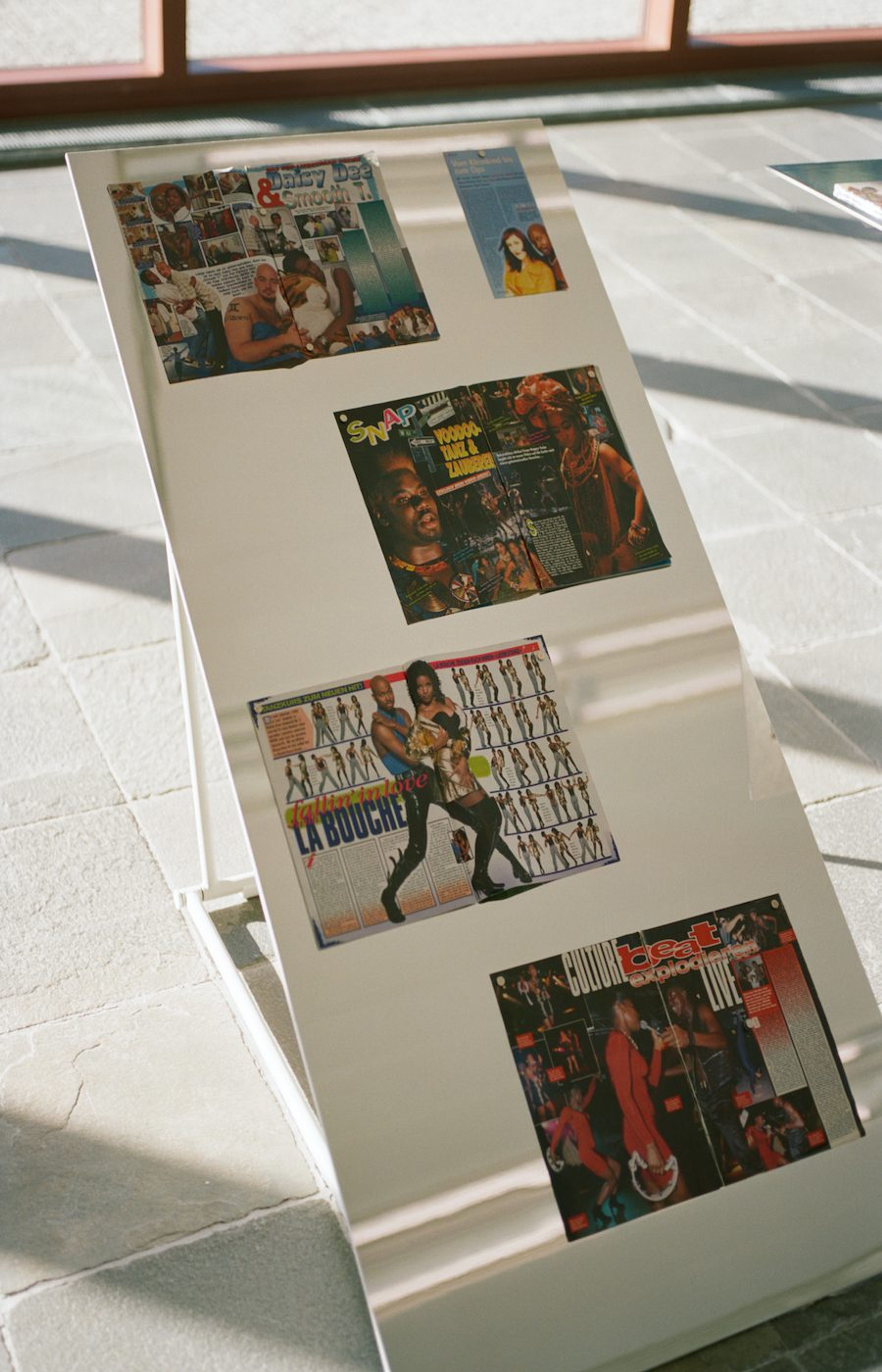 Installation View of Austrian Museum for Black Entertainment and Black Music at Belvedere, Vienna, 2022. Courtesy of Österreichische Museum für Schwarze Unterhaltung und Black Music (ÖMSUBM).