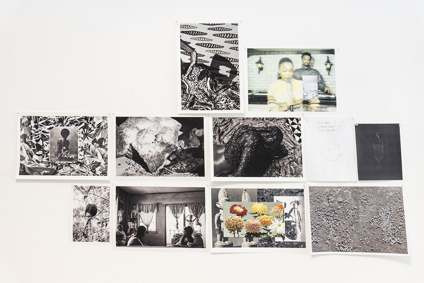 Keisha Scarville. Pages from her book “lick of tongue, rub of finger, on soft wound”, 2023.