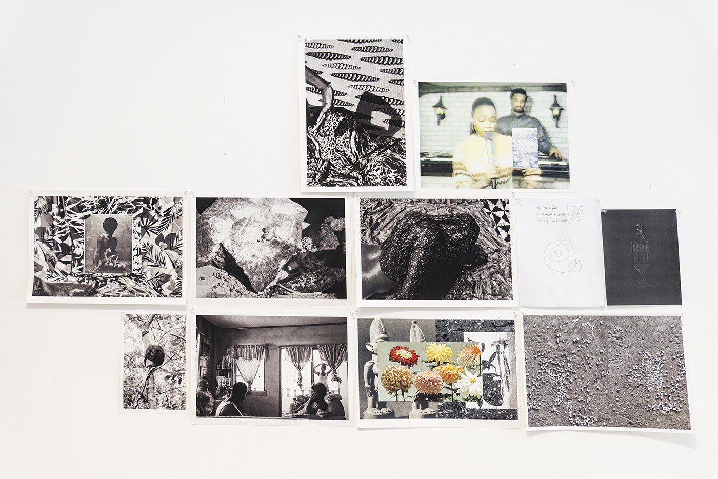 Keisha Scarville. Pages from her book “lick of tongue, rub of finger, on soft wound”, 2023.