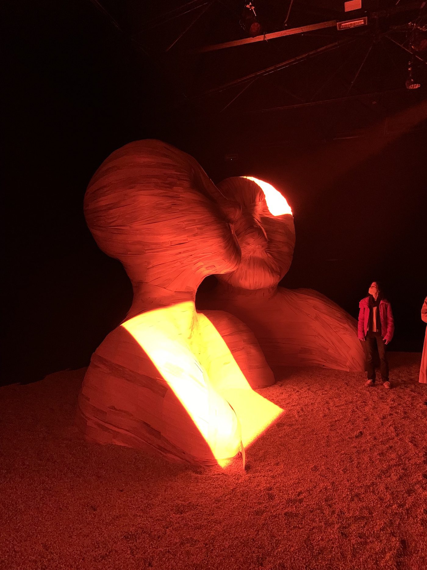 Latifa Echakhch, The Concert, 2022. Installation view of the Suisse Pavilion. Photo: C&amp;