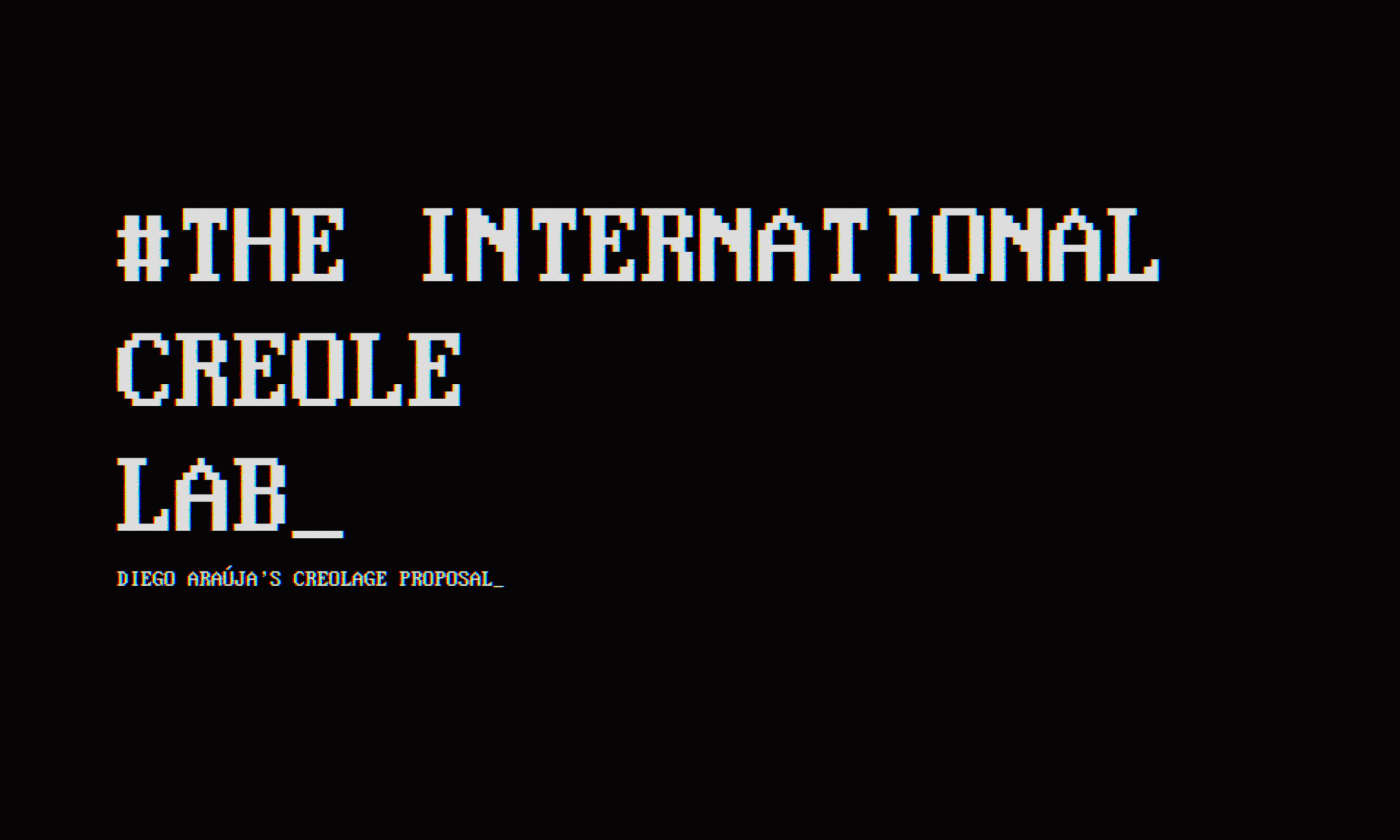 Laboratório Internacional de Crioulo