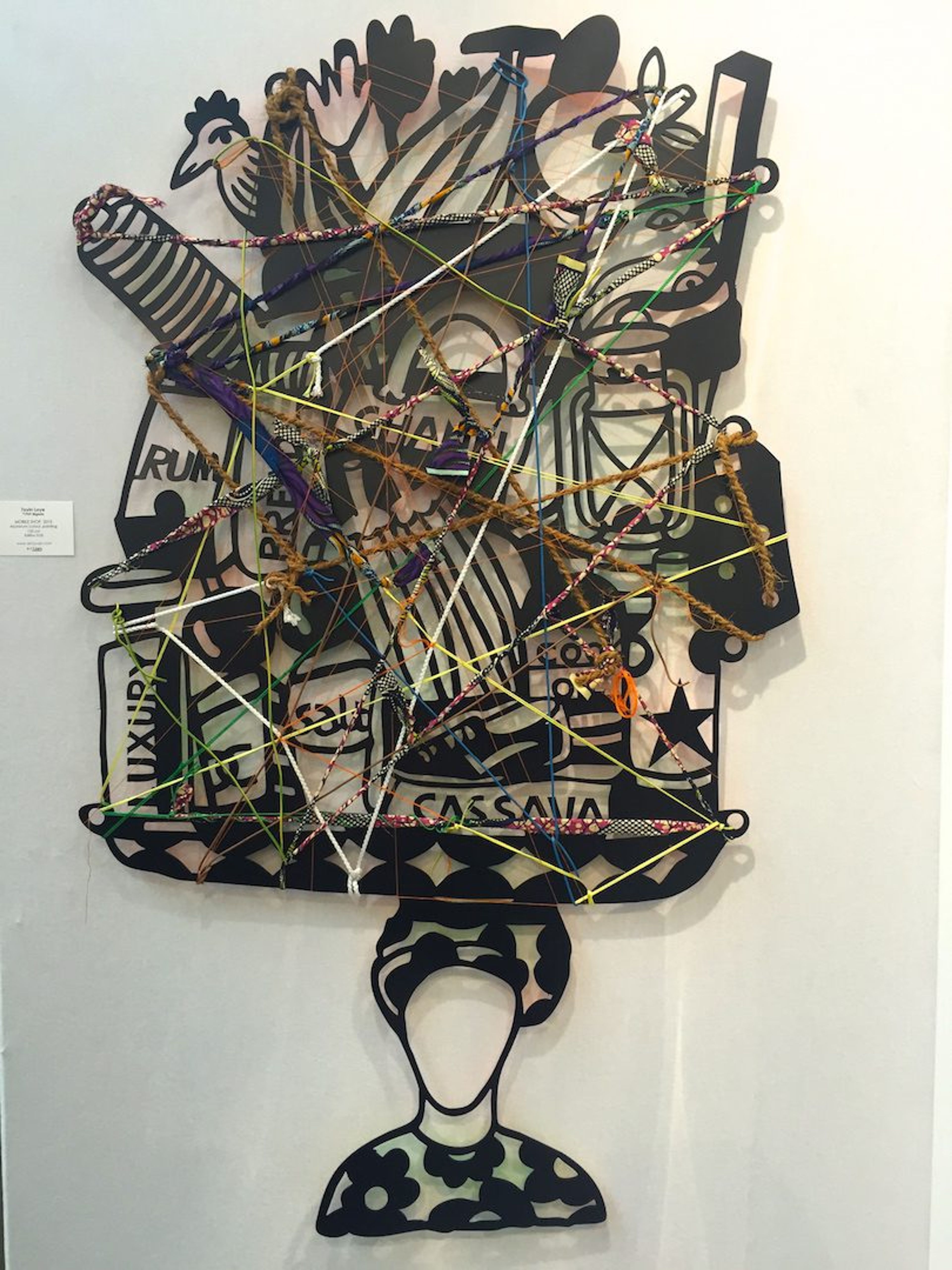 Tobin Loye, installation view. ARTCO ART Gallery, AKAA, 2016. Photo: Camilla Péus