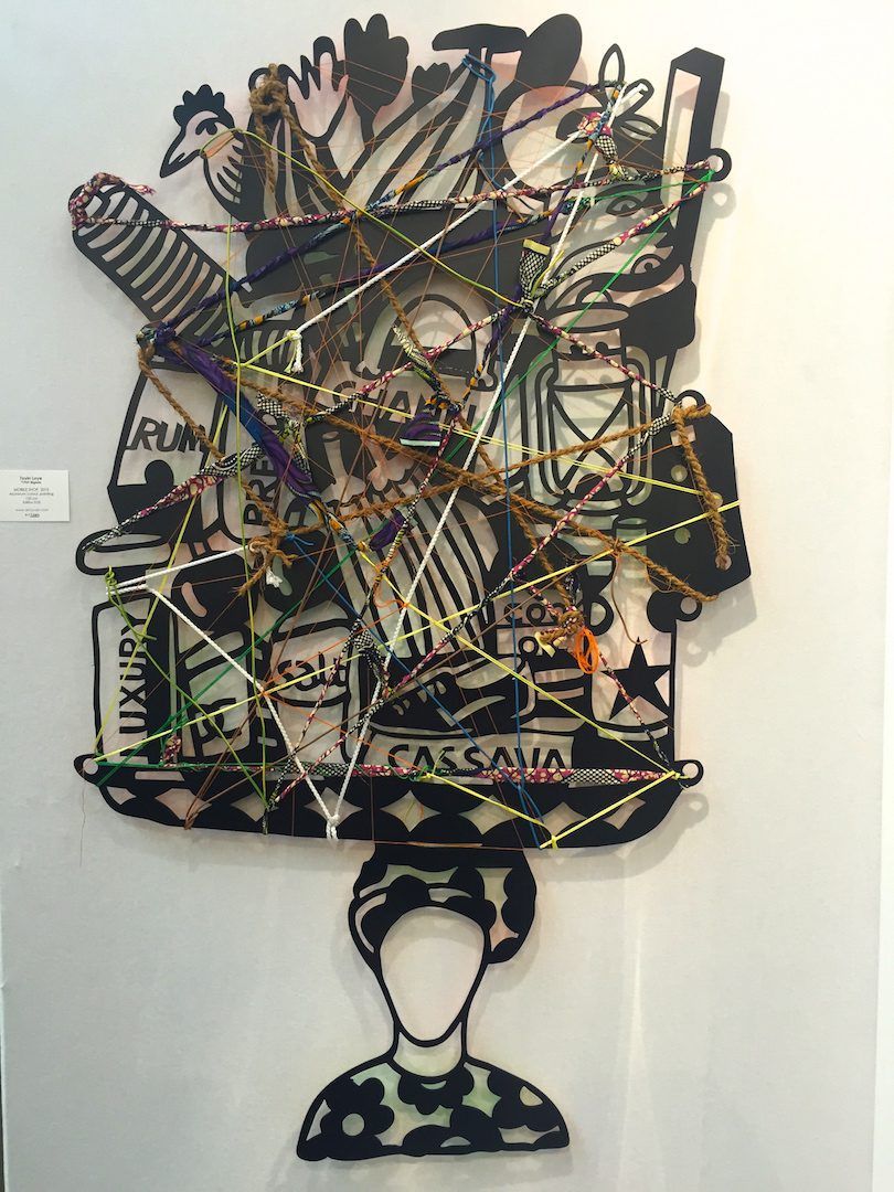 Tobin Loye, installation view. ARTCO ART Gallery, AKAA, 2016. Photo: Camilla Péus