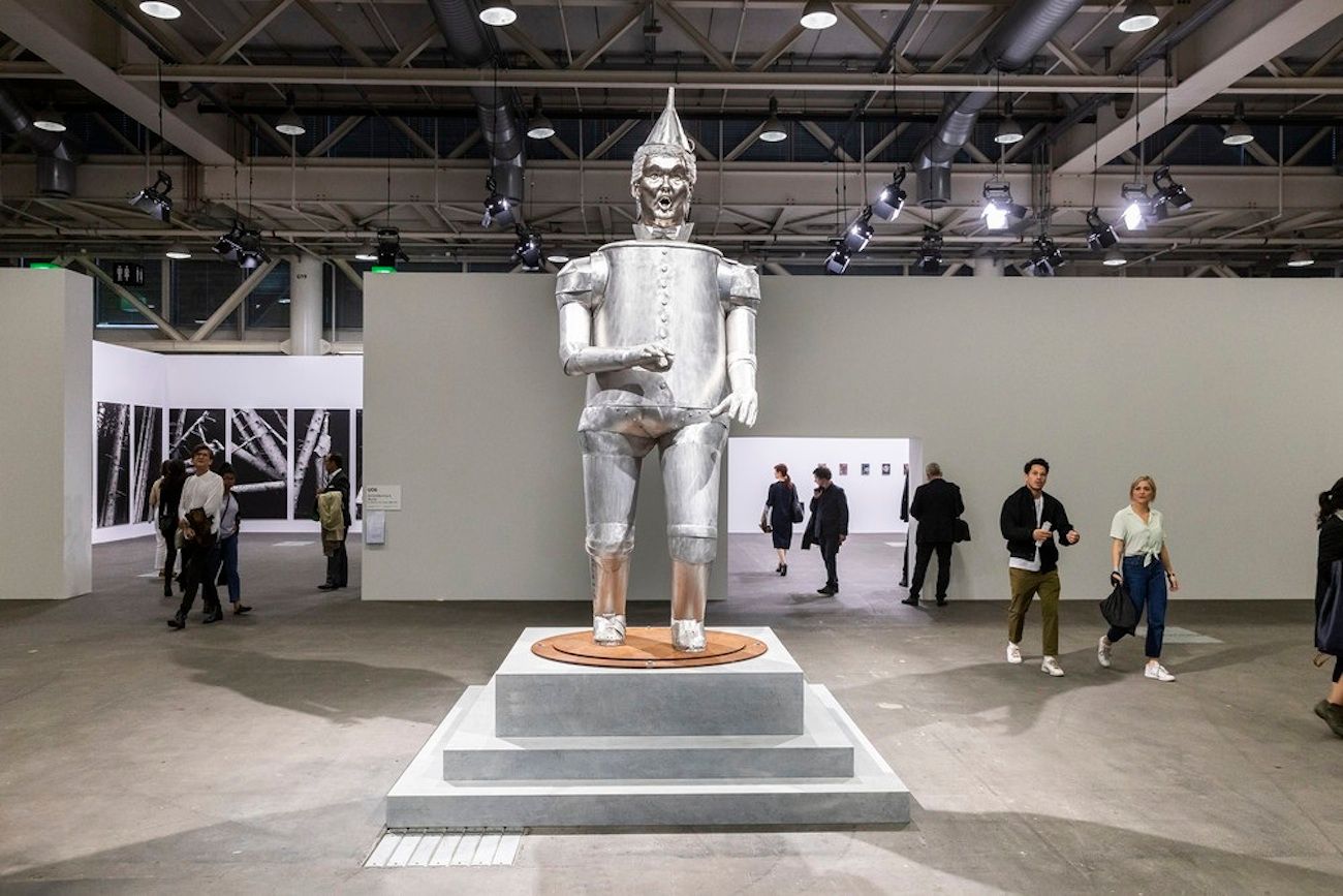 Coco Fusco: Tin Man of the Twenty-First Century, 2018. Courtesy Art Basel.
