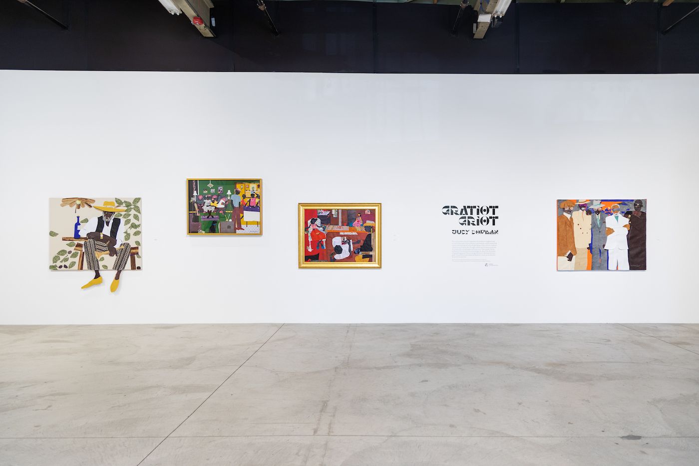 Installation view “Gratiot Griot”, Clare Gatto. Photo by Samantha Bankle. Courtesy the artist and MOCAD