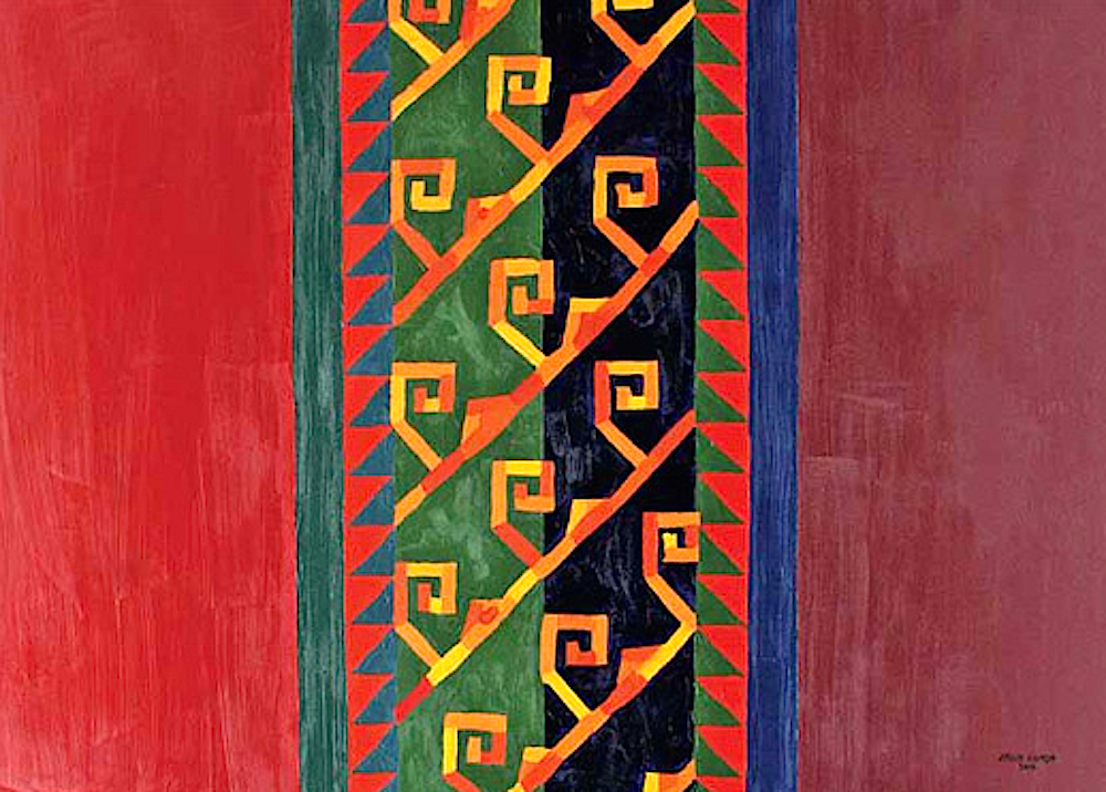 Painting by Elvira Espejo. Courtesy of the artist.