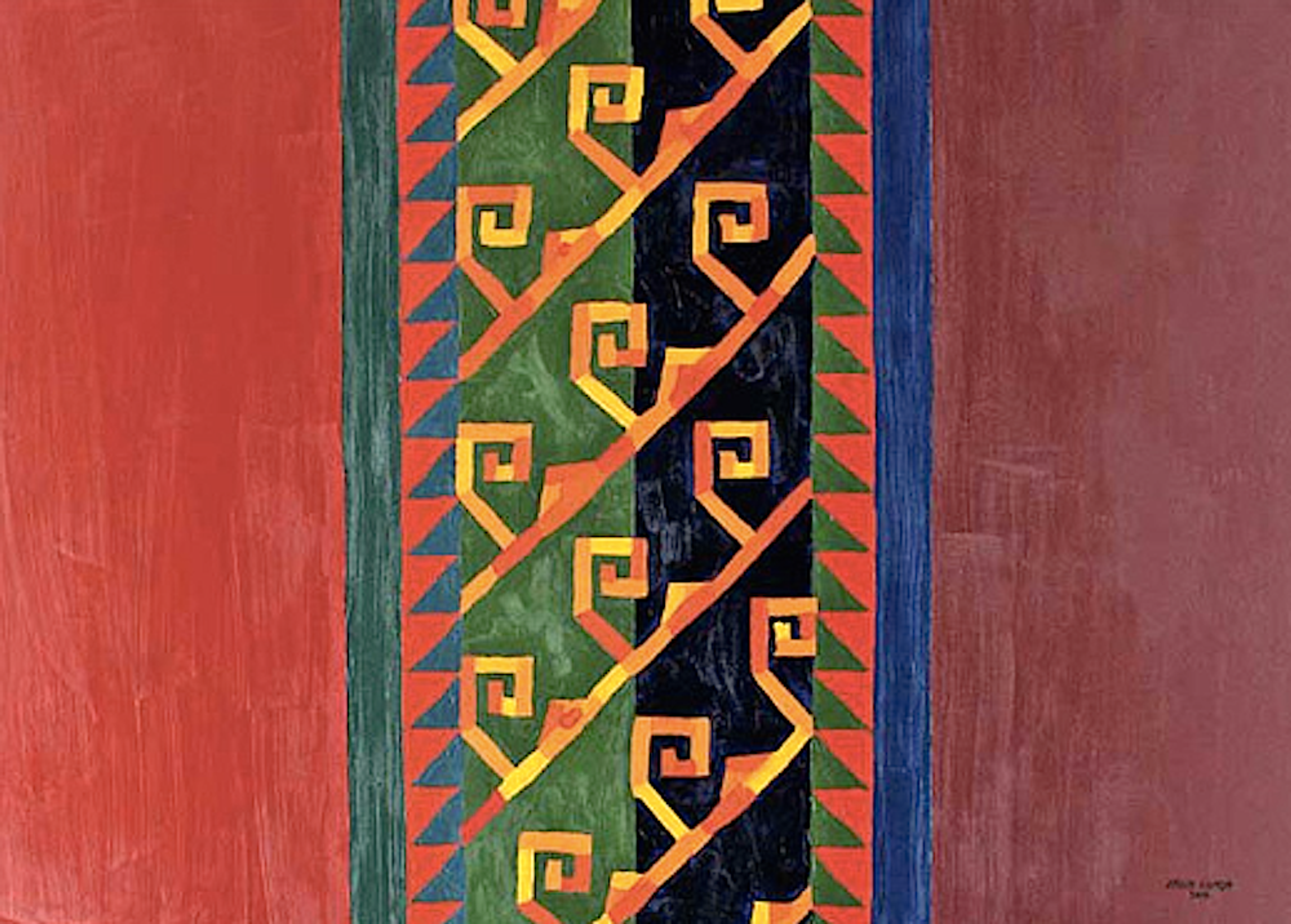 Painting by Elvira Espejo. Courtesy of the artist.