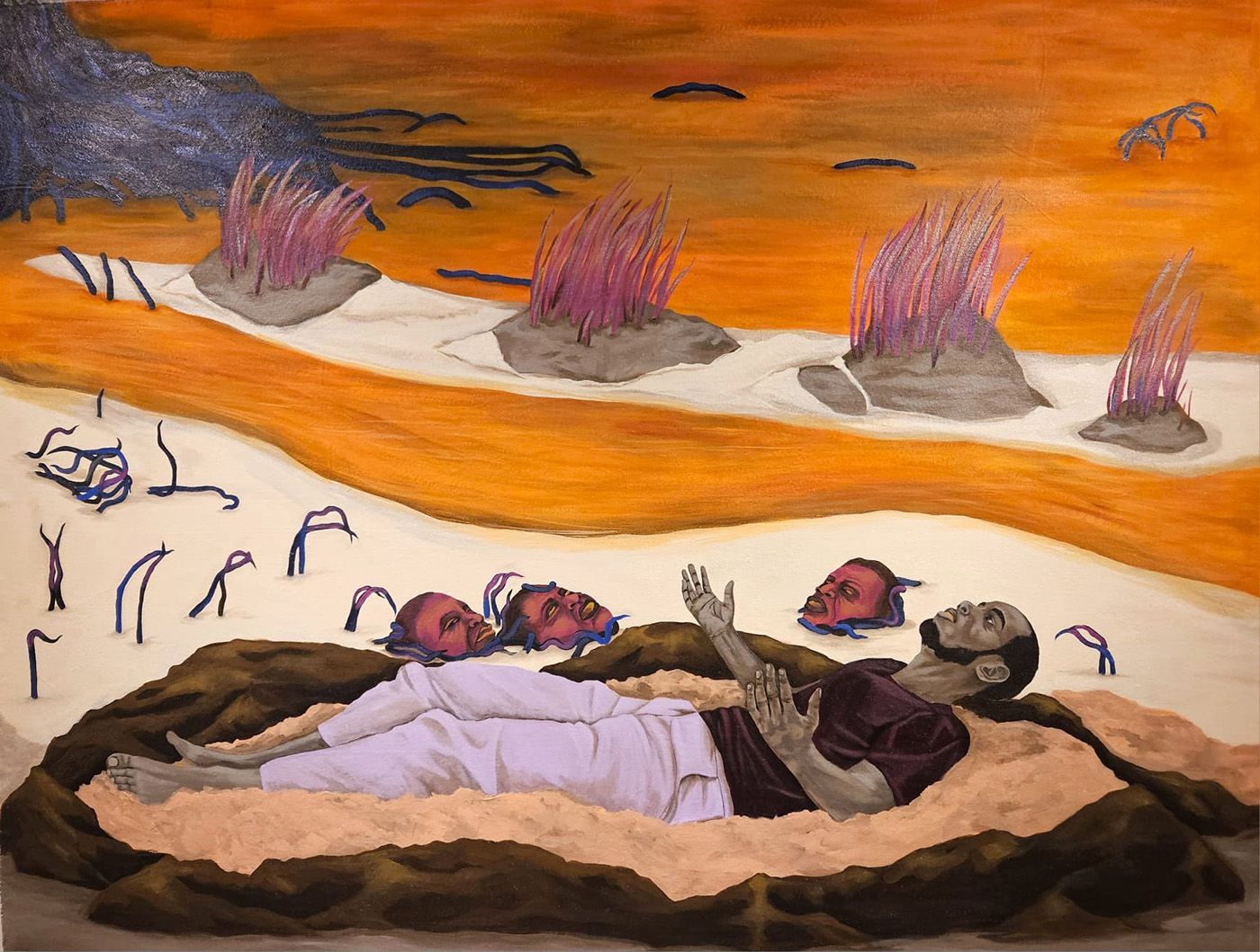 Tessa Mars, Une chanson pour une île en feu (A Song for an Island on Fire), 2024. Photo: Erik López