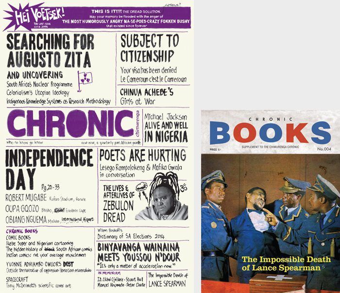 New issue of Chimurenga Chronic out now.