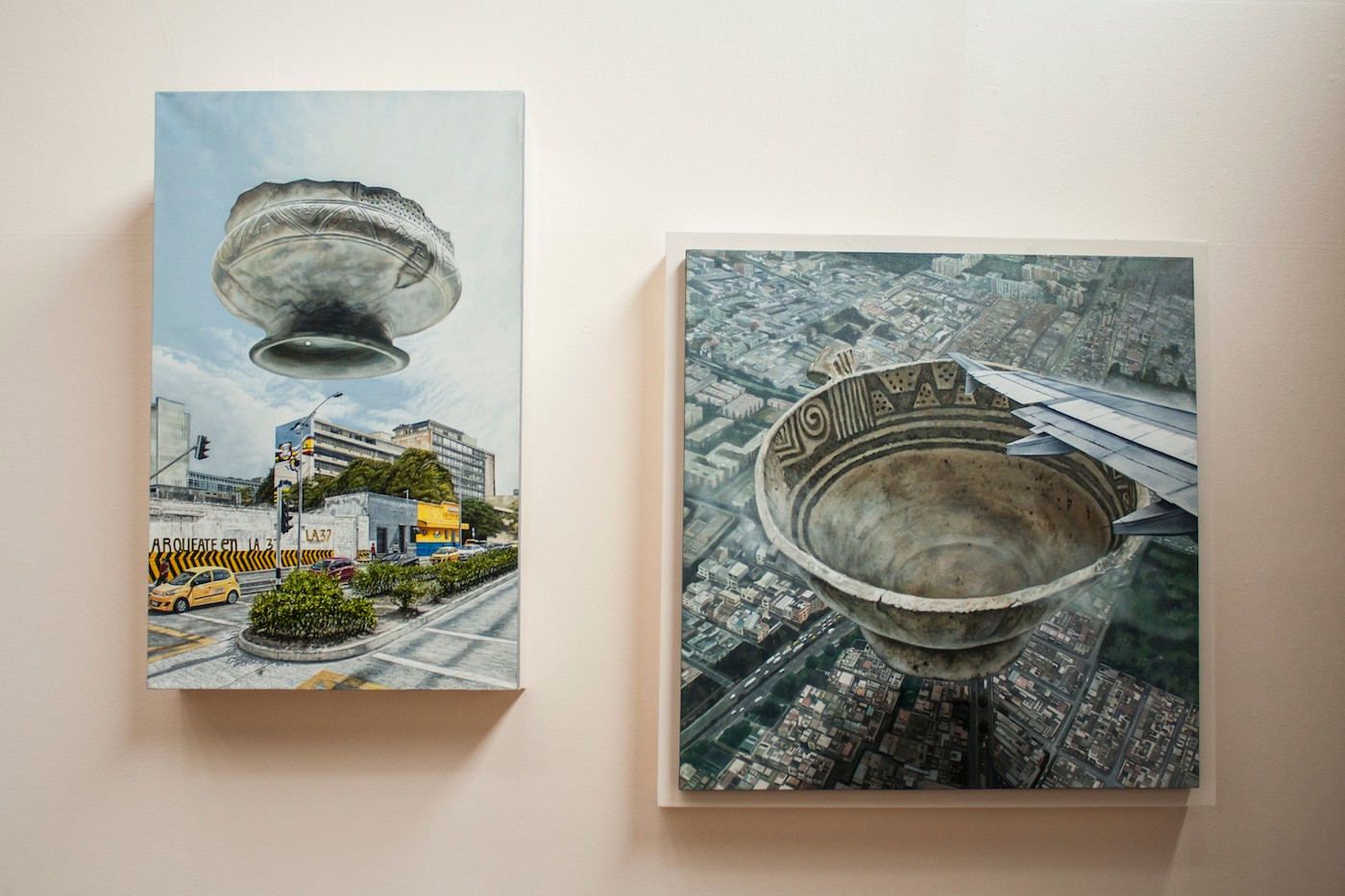 Adalberto Calvo, Asedio (Siege), 2019. Universos desdoblados, Museum of Modern Art, Bogotá.