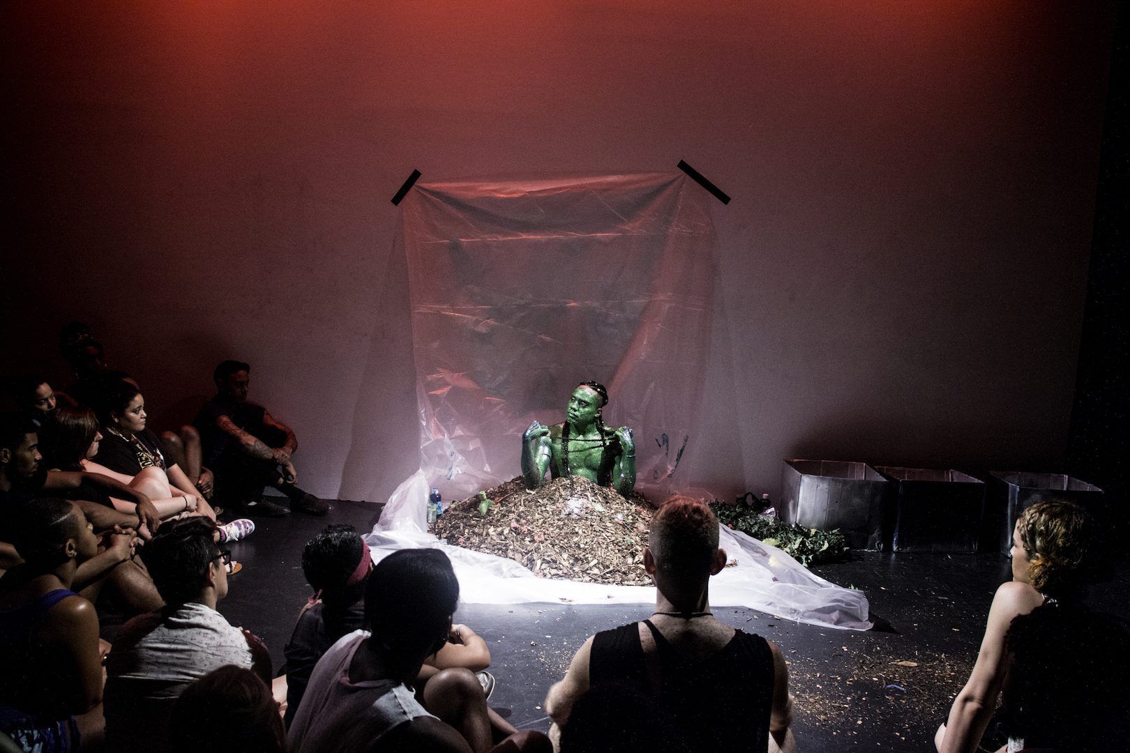 Kiyan Willimas, Unearthing, 2016. Performance. © Cristobal Guerra