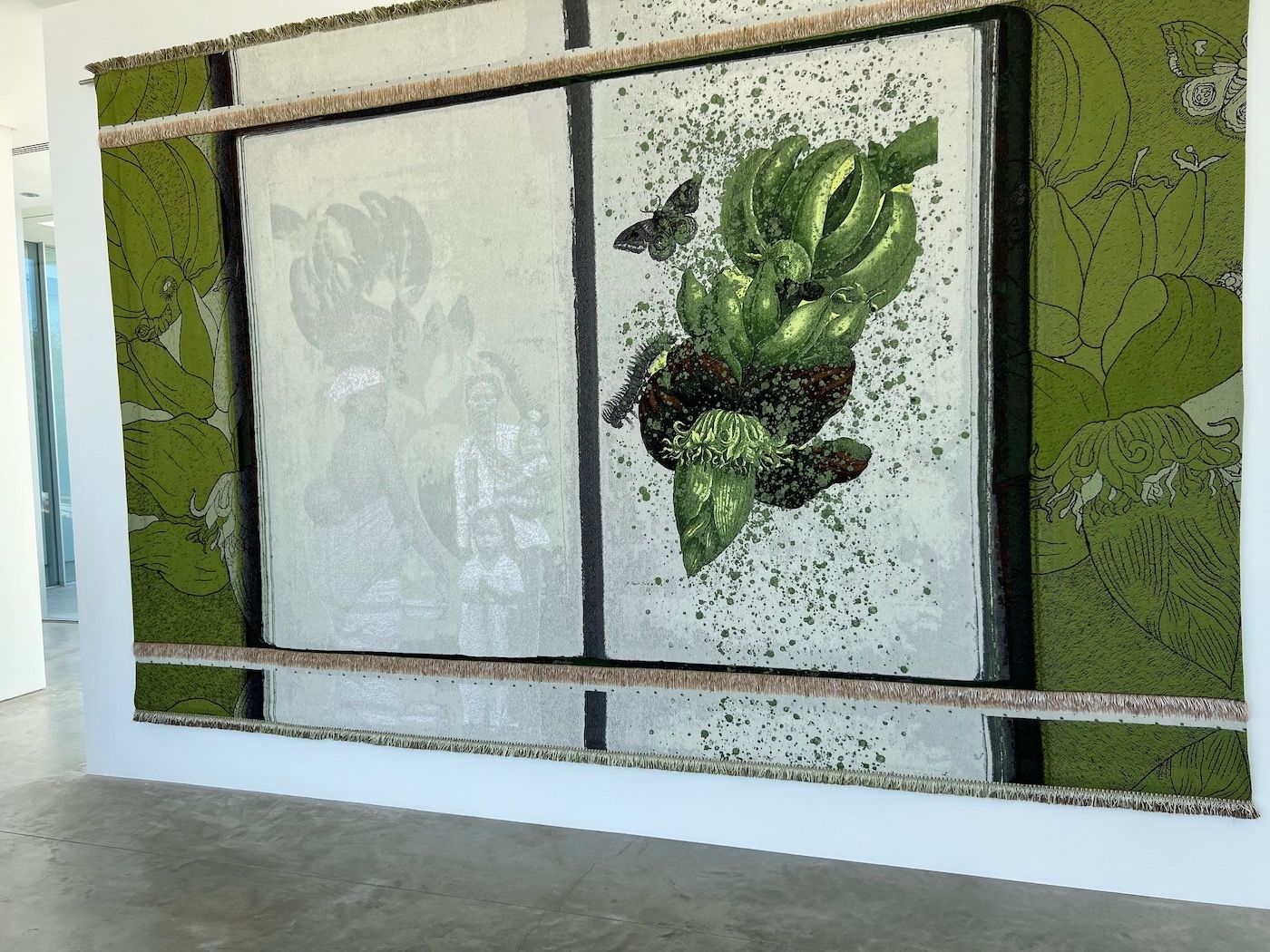 Patricia Kaersenhout, Of Palimpsests and Erasures, 2022. Installation view at Sharjah Biennial 15. Photo: C&amp;.