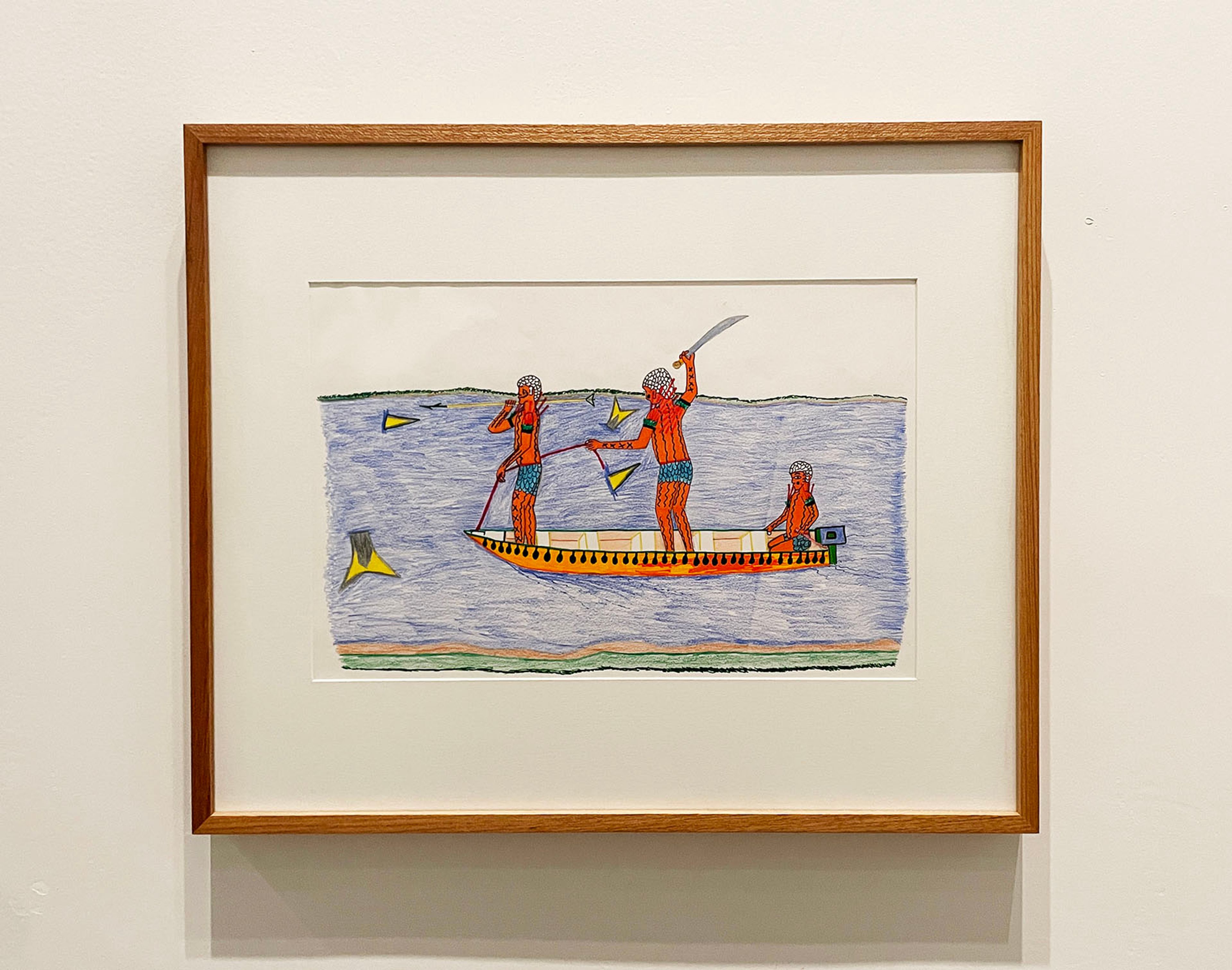 Joseca Mokahesi Yanomami at the 60th Venice Biennale Foreigners Everywhere. Photo: C&amp;AL