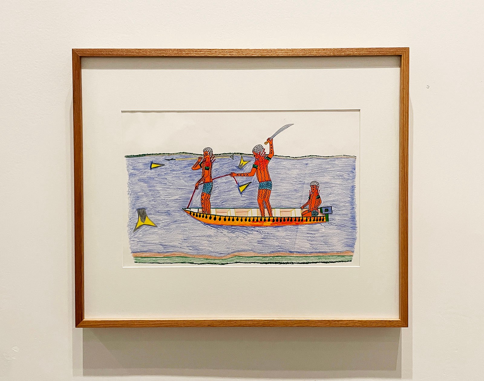 Joseca Mokahesi Yanomami at the 60th Venice Biennale Foreigners Everywhere. Photo: C&AL