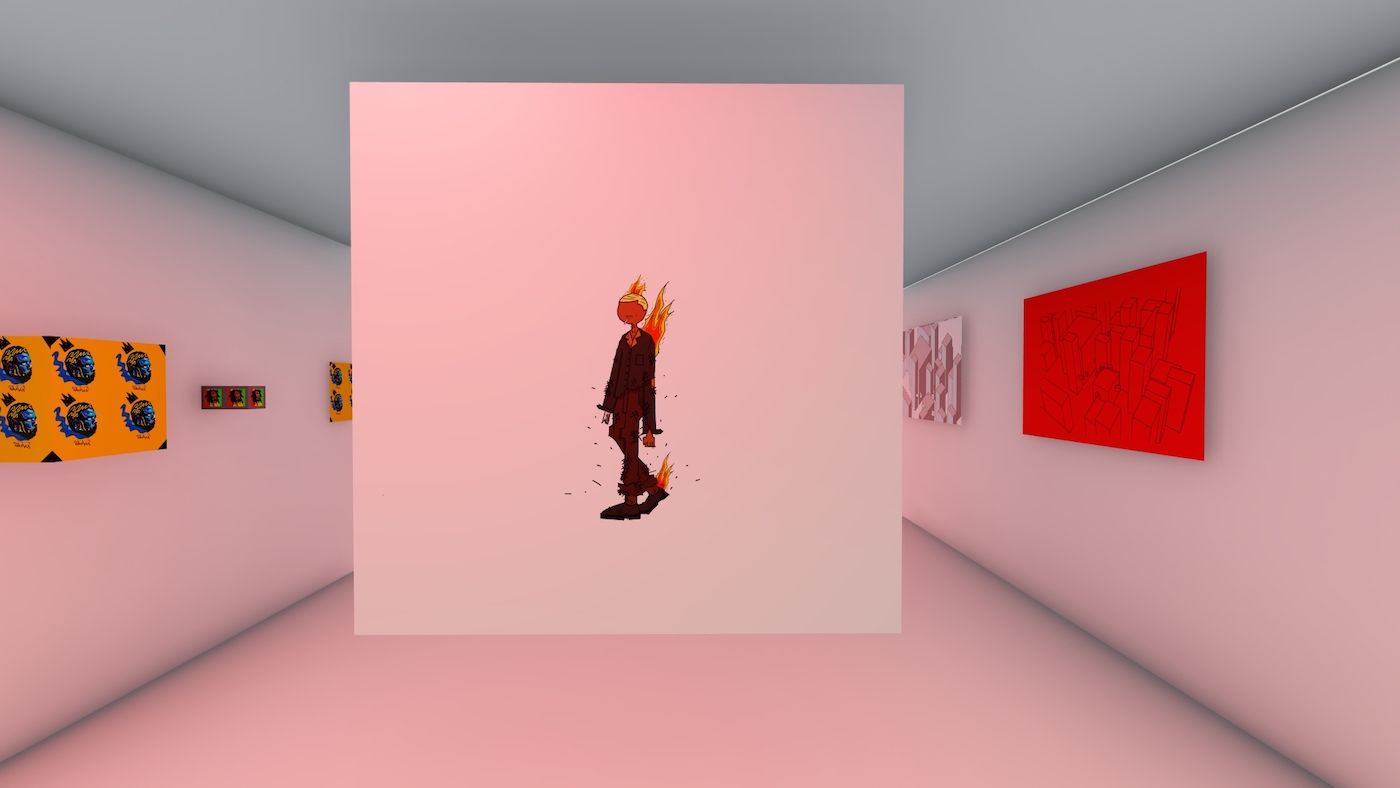 Installation view digital exhibition at Mahagony Culture, 2020.