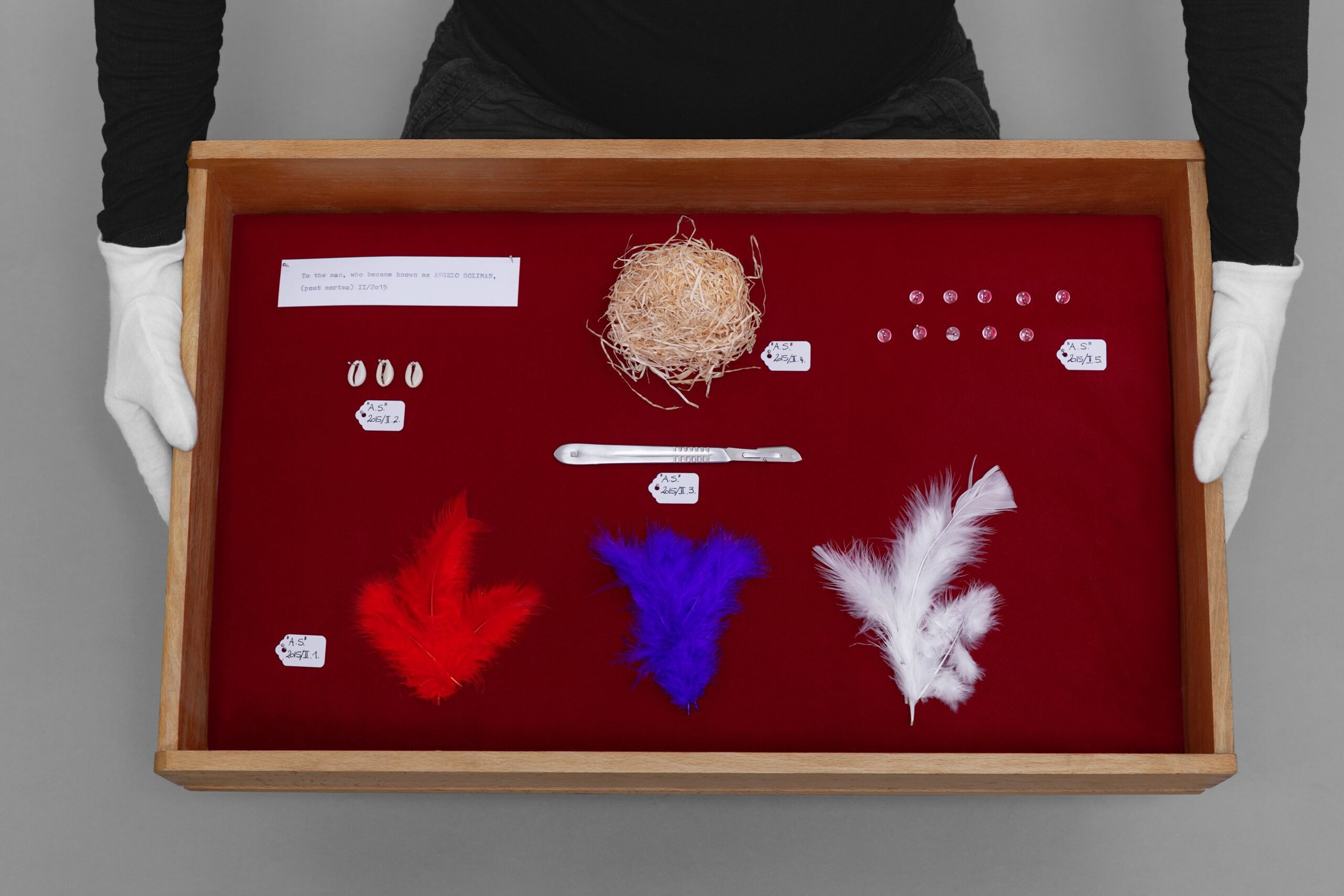 Belinda Kazeem-Kamiński, In Remembrance to the Man, who Became Known As Angelo Soliman, (Ante Mortem) I and (Post Mortem) II, 2015. © Belinda Kazeem-Kamiński