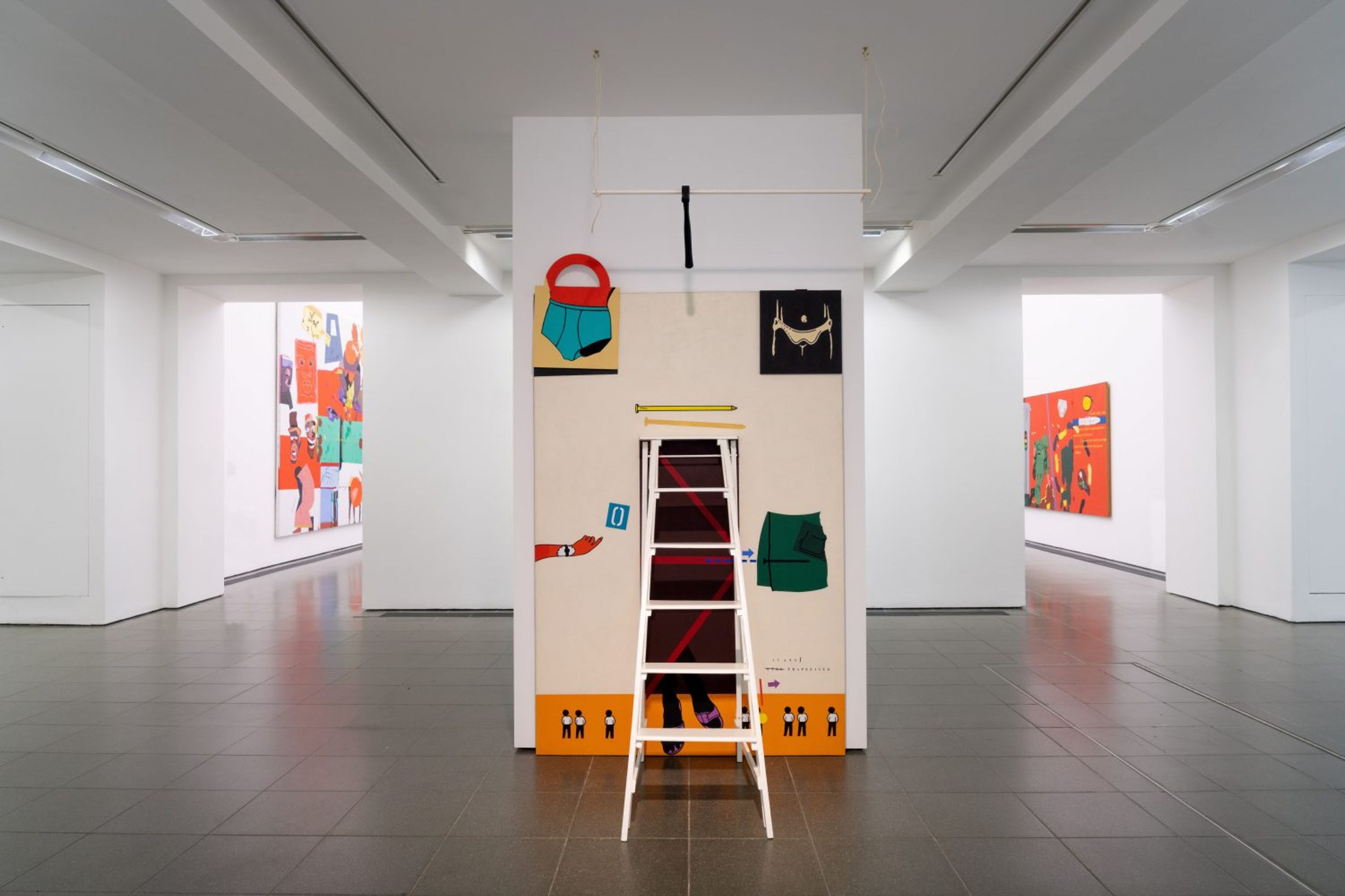 Hervé Télémaque: A Hopscotch of the Mind (Installation view, 7 October 2021 – 30 January 2022) Photo: Hugo Glendinning.
